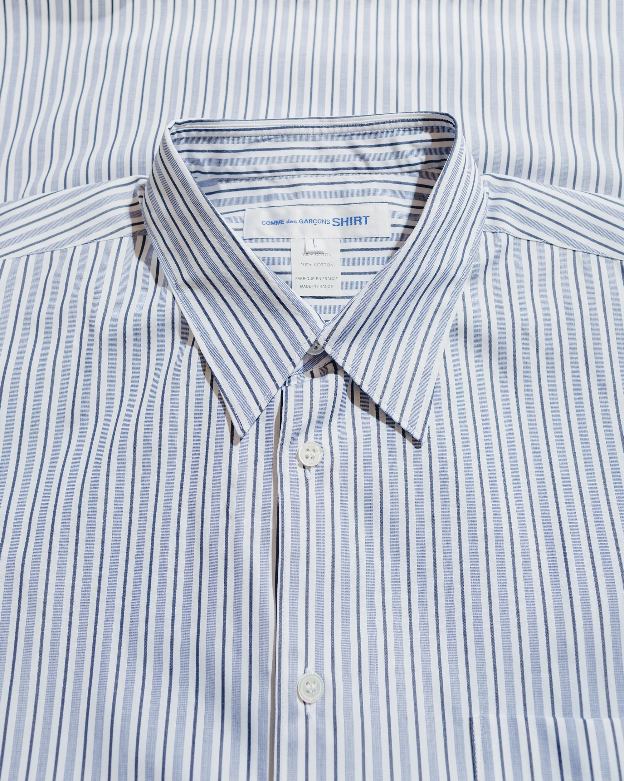 Comme des Garçons SHIRT Wide Classic Shirt Stripe 122 sold by Lost & Found product image thumbnail 5