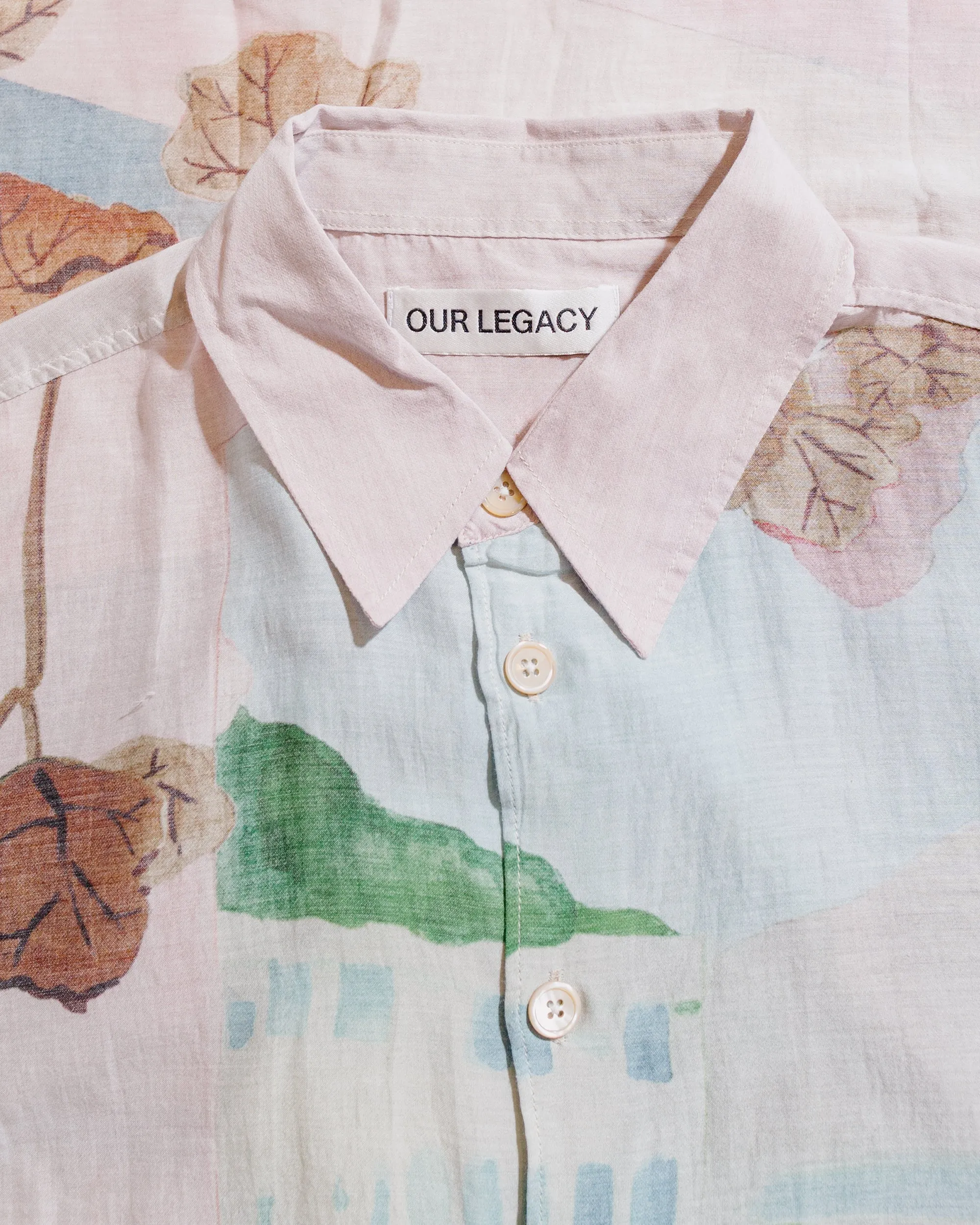 Our Legacy Beyond Shirt Shortsleeve Marina Vista Print Cotton Silk sold by Lost & Found product image thumbnail 5