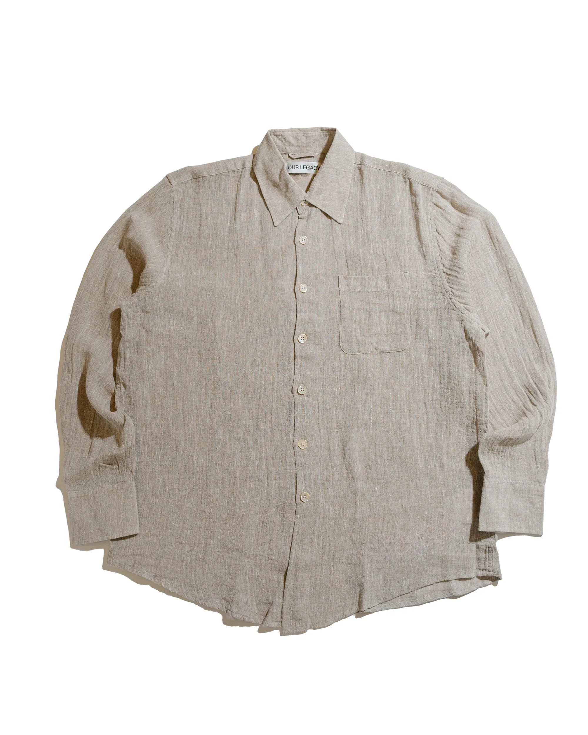 Our Legacy Above Shirt Pollen Dust Sparse Crepe Weave sold by Lost & Found