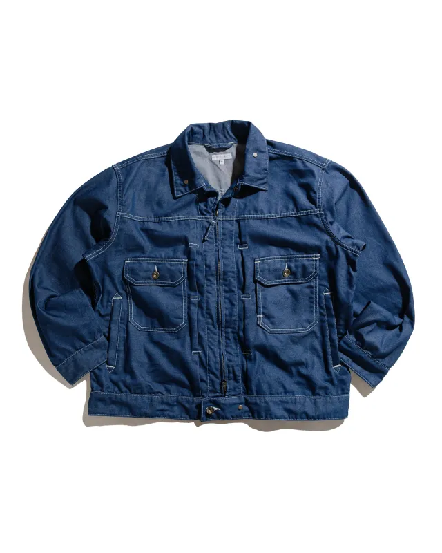 Engineered Garments Trucker Jacket Indigo CP Denim sold by Lost & Found