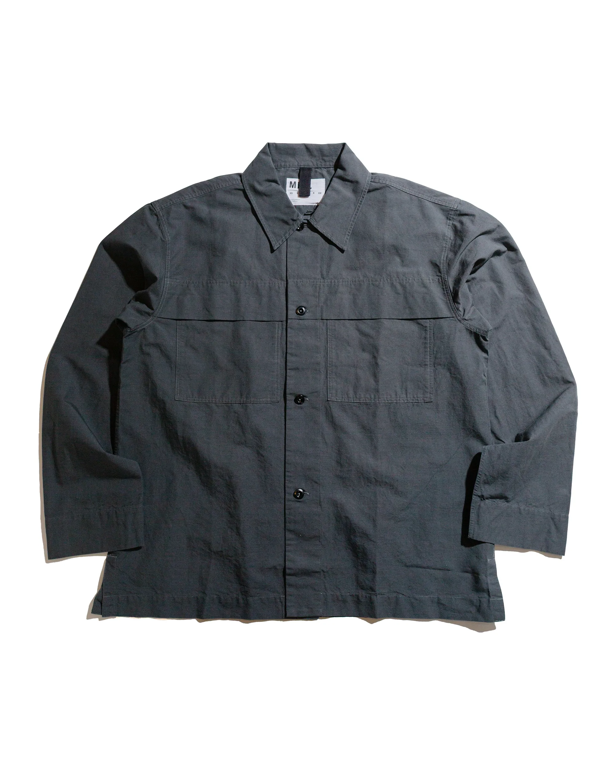 MHL Storm Flap Shirt Dry Cotton Linen Carbon sold by Lost & Found