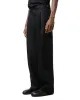 marka Danish Army Trousers Linen Herringbone Black sold by Lost & Found