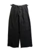 marka Danish Army Trousers Linen Herringbone Black sold by Lost & Found