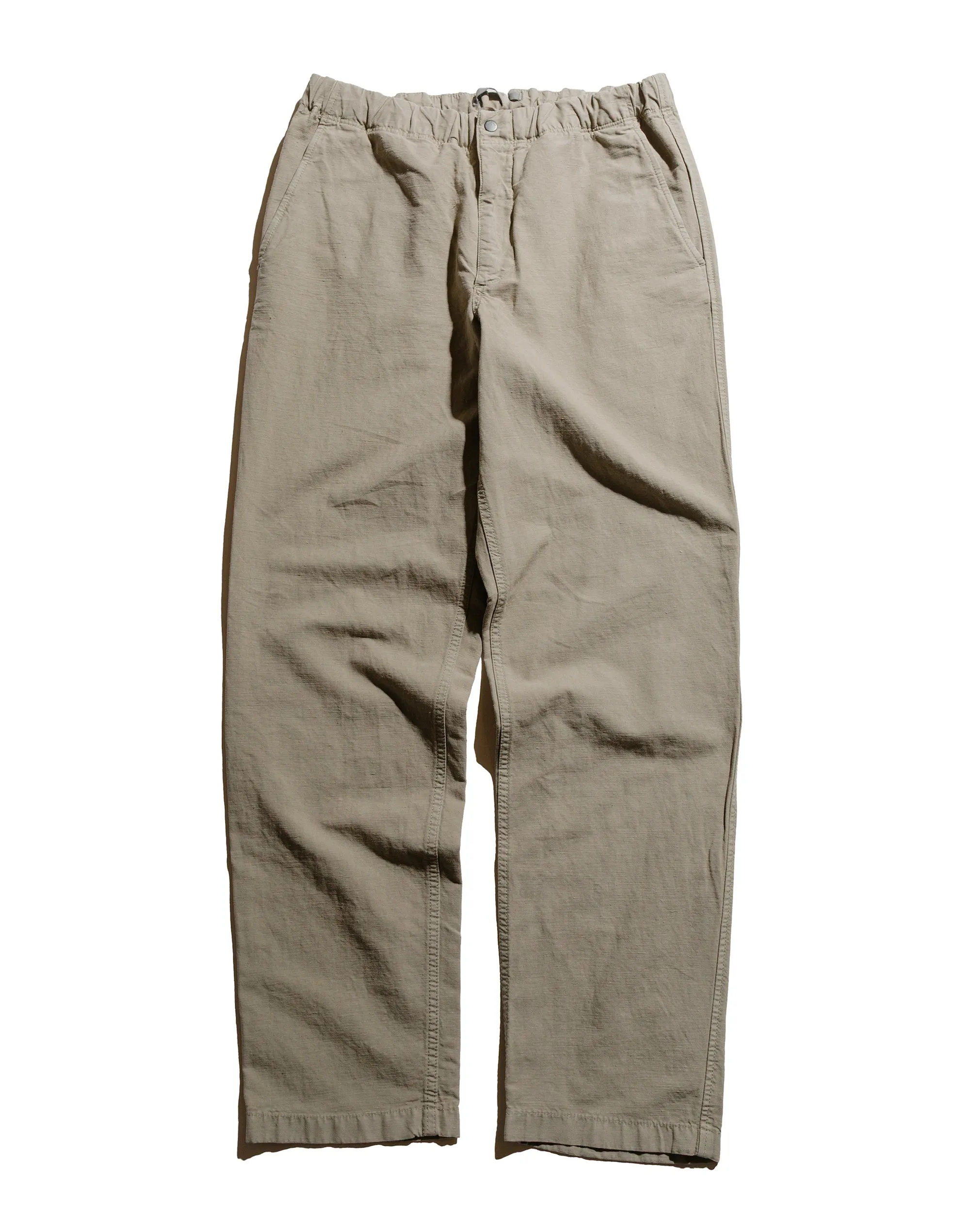 Norse Projects Ezra Relaxed Cotton Linen Trouser Clay sold by Lost & Found