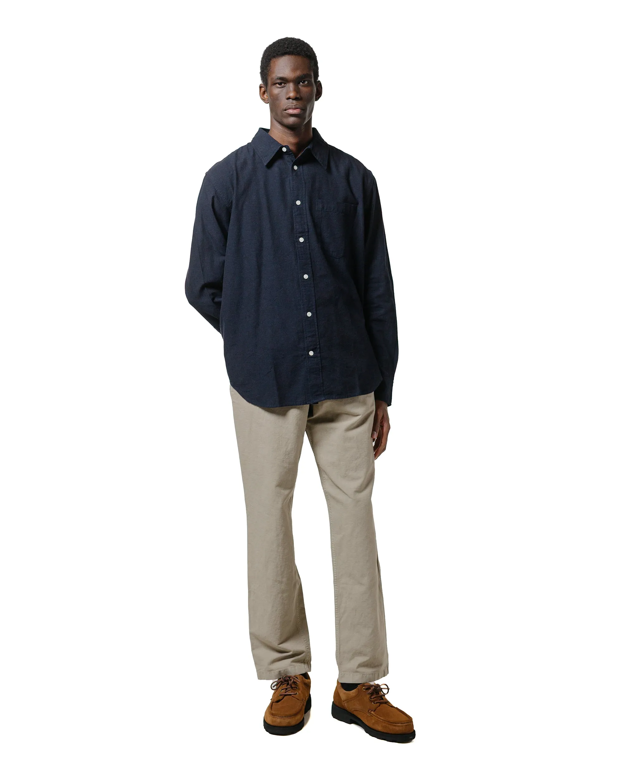 Norse Projects Ezra Relaxed Cotton Linen Trouser Clay sold by Lost & Found product image thumbnail 4