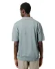 Norse Projects Leif Cotton Linen Polo Greyish Blue sold by Lost & Found
