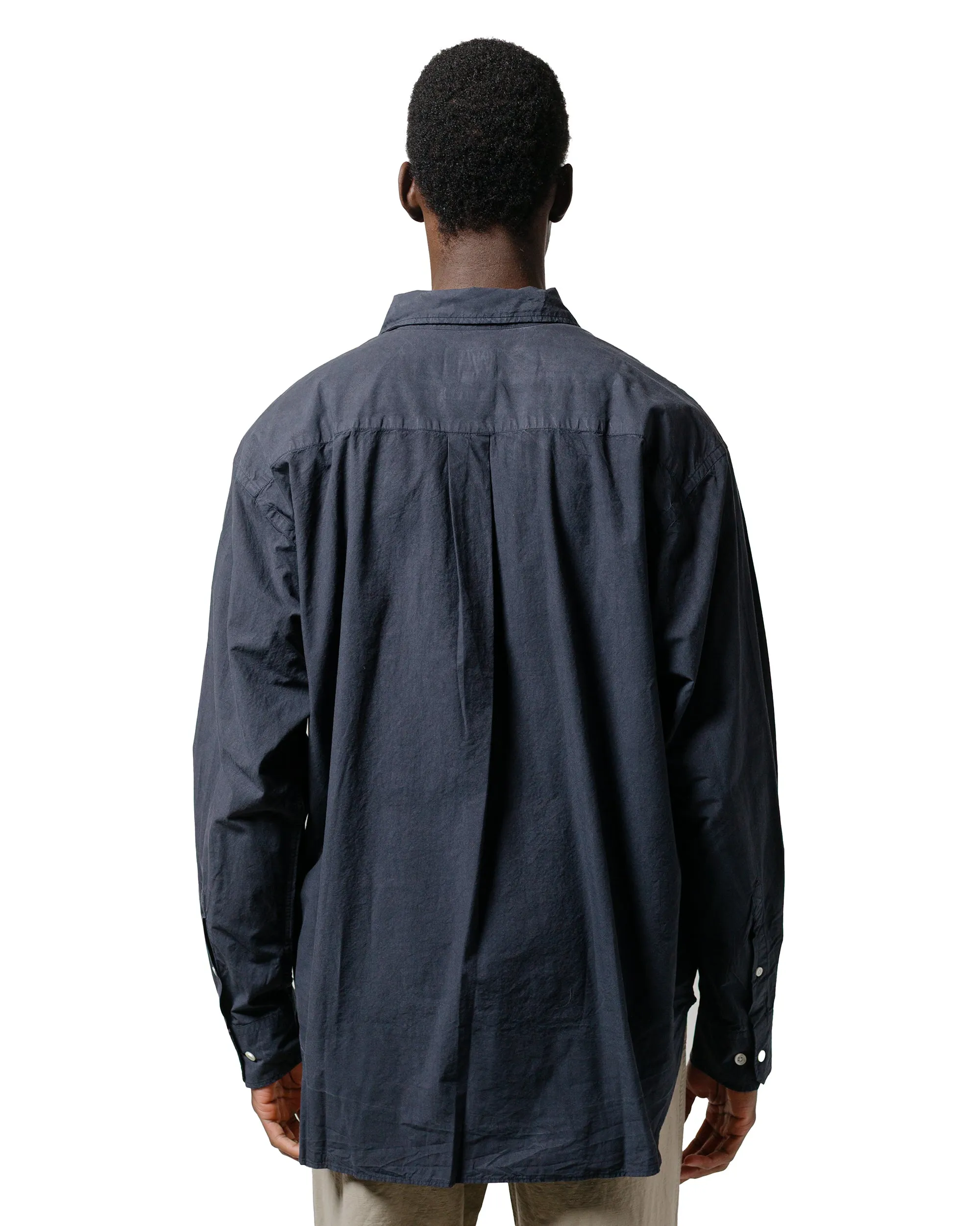 Norse Projects Mo Cotton Tencel Shirt Dark Navy sold by Lost & Found product image thumbnail 3