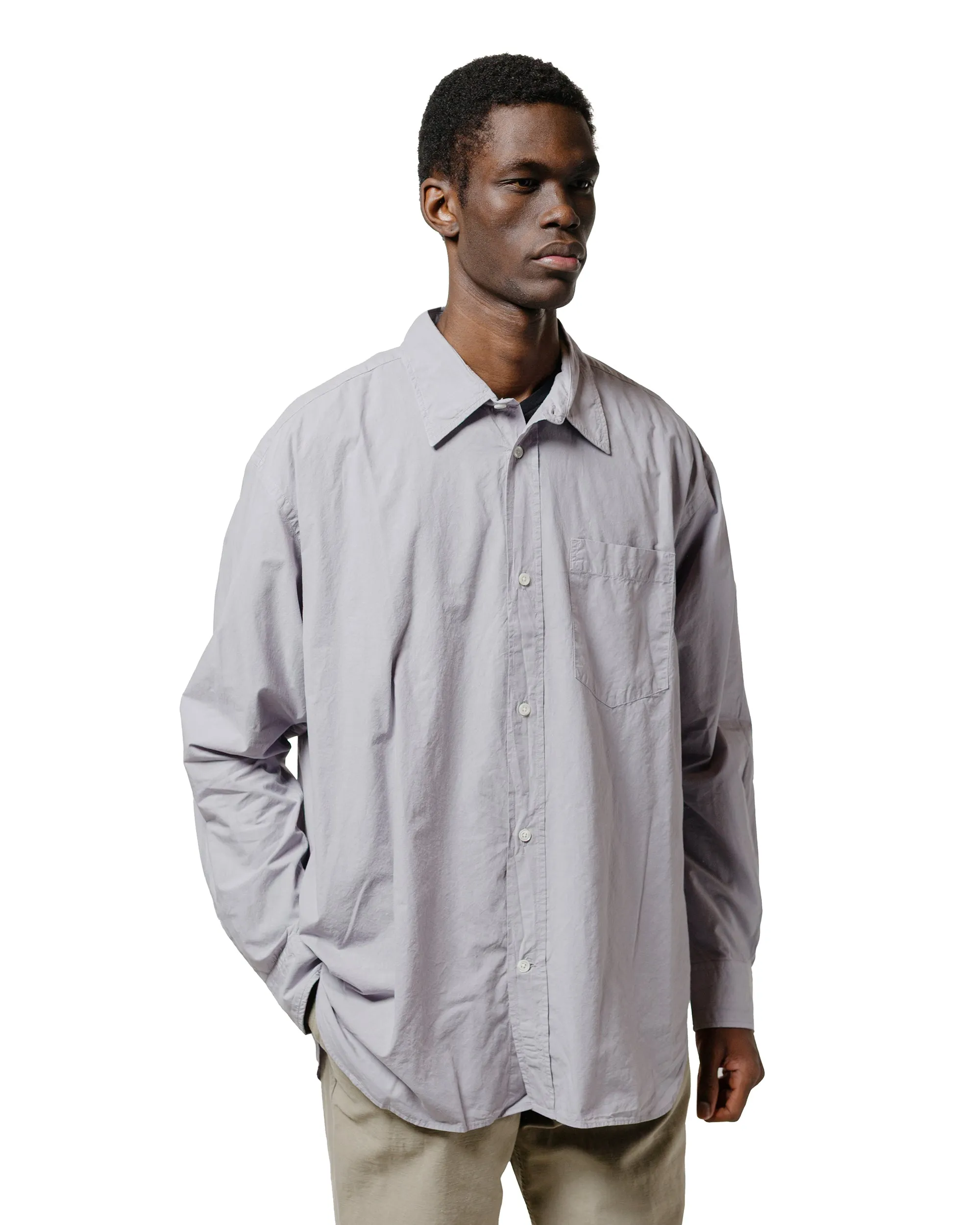 Norse Projects Mo Cotton Tencel Shirt Crocus Purple sold by Lost & Found product image thumbnail 2