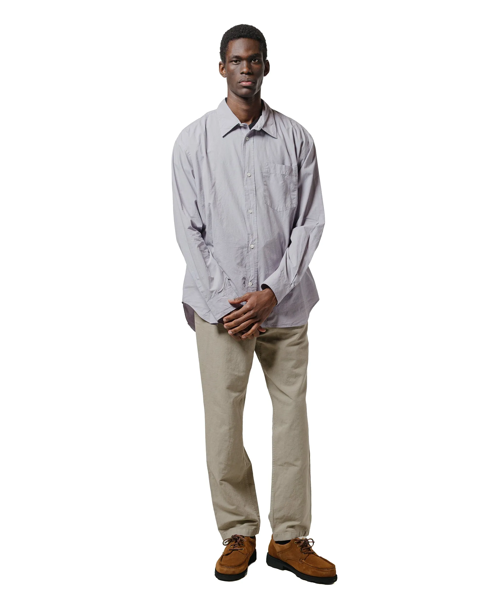 Norse Projects Mo Cotton Tencel Shirt Crocus Purple sold by Lost & Found product image thumbnail 4
