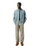 Norse Projects Algot Relaxed Cotton Linen Shirt Greyish Blue sold by Lost & Found