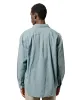 Norse Projects Algot Relaxed Cotton Linen Shirt Greyish Blue sold by Lost & Found