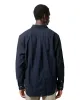 Norse Projects Algot Relaxed Cotton Linen Shirt Dark Navy sold by Lost & Found