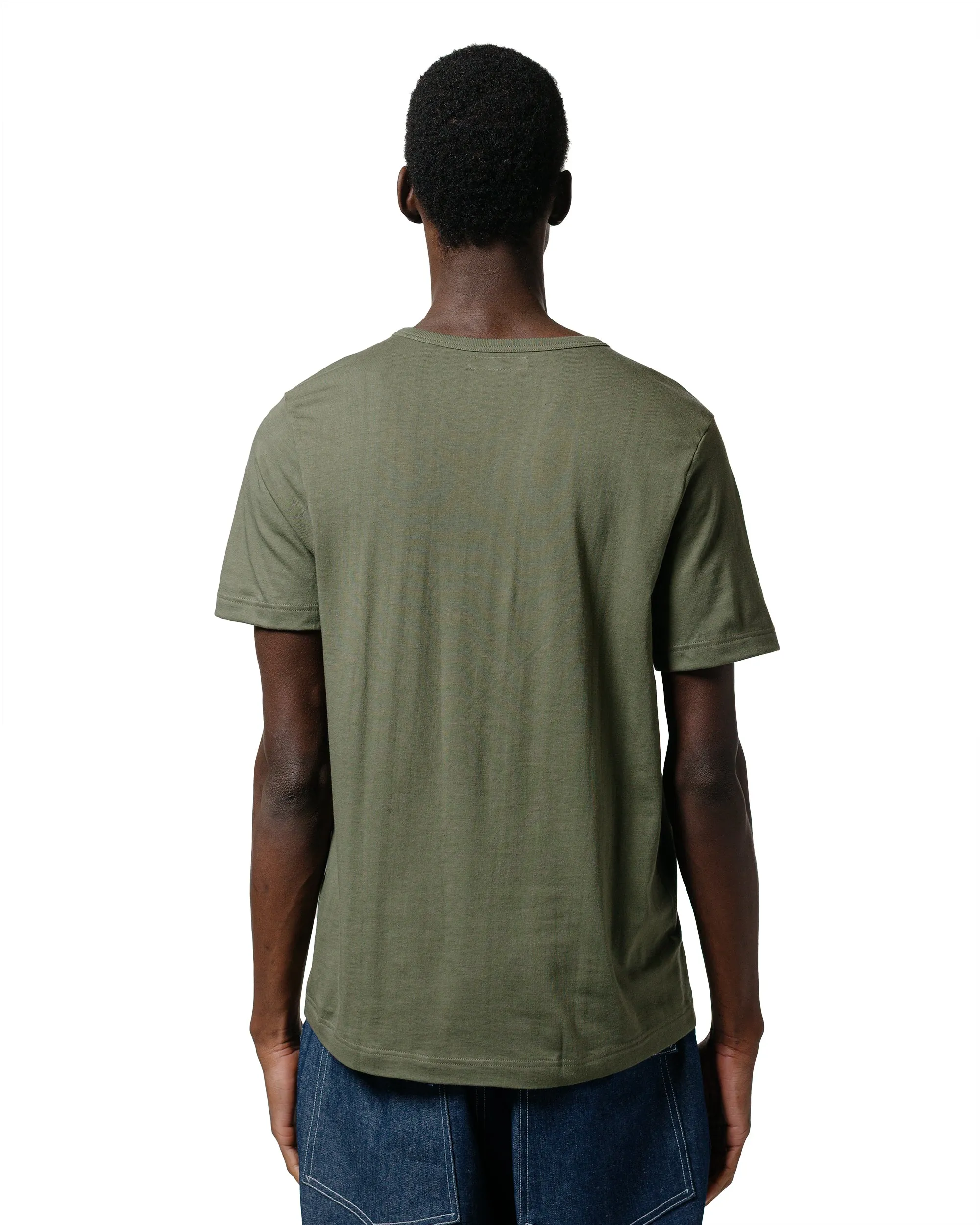 Merz B. Schwanen 1950s Loopwheeled T-Shirt Army sold by Lost & Found product image thumbnail 3