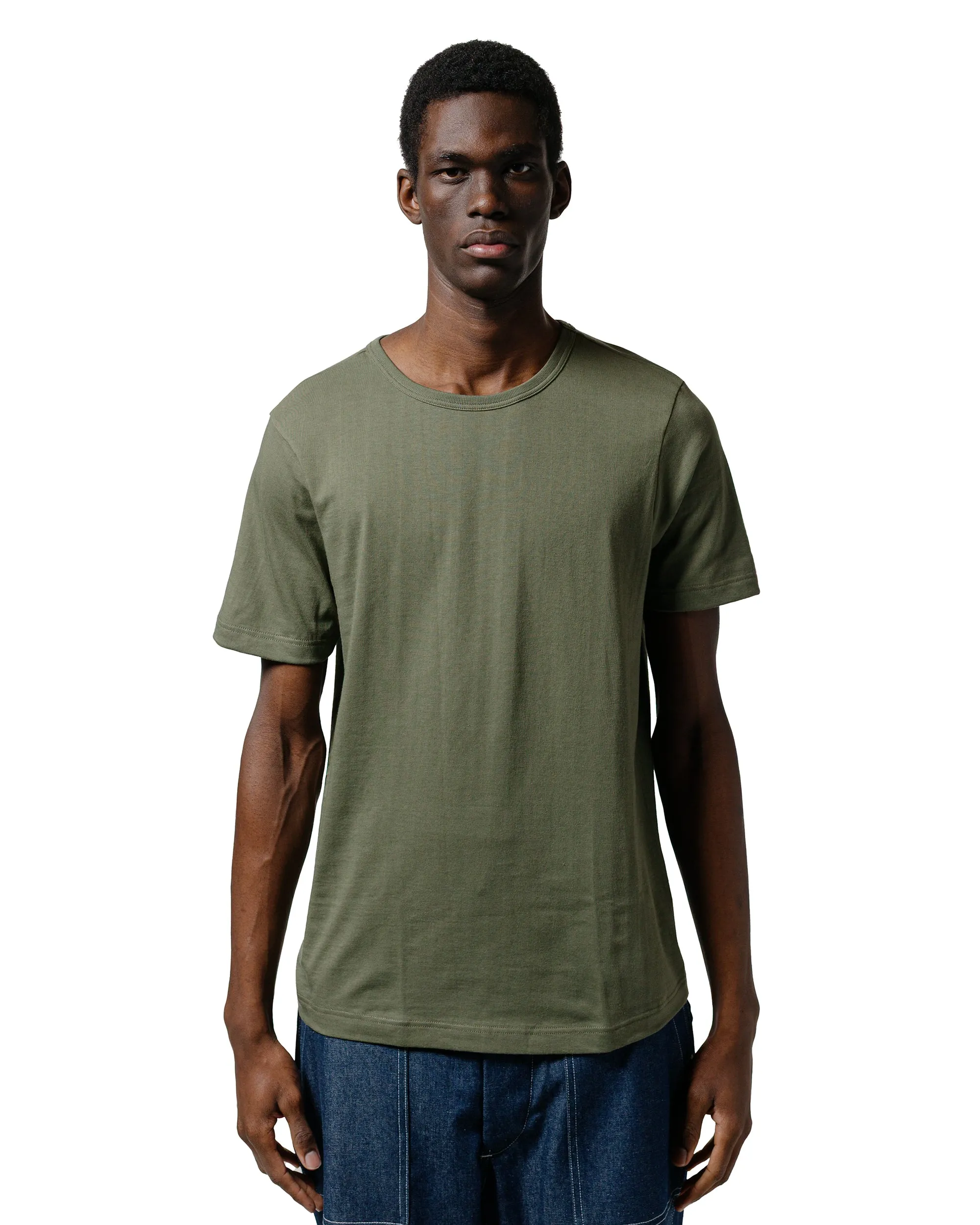 Merz B. Schwanen 1950s Loopwheeled T-Shirt Army sold by Lost & Found product image thumbnail 2
