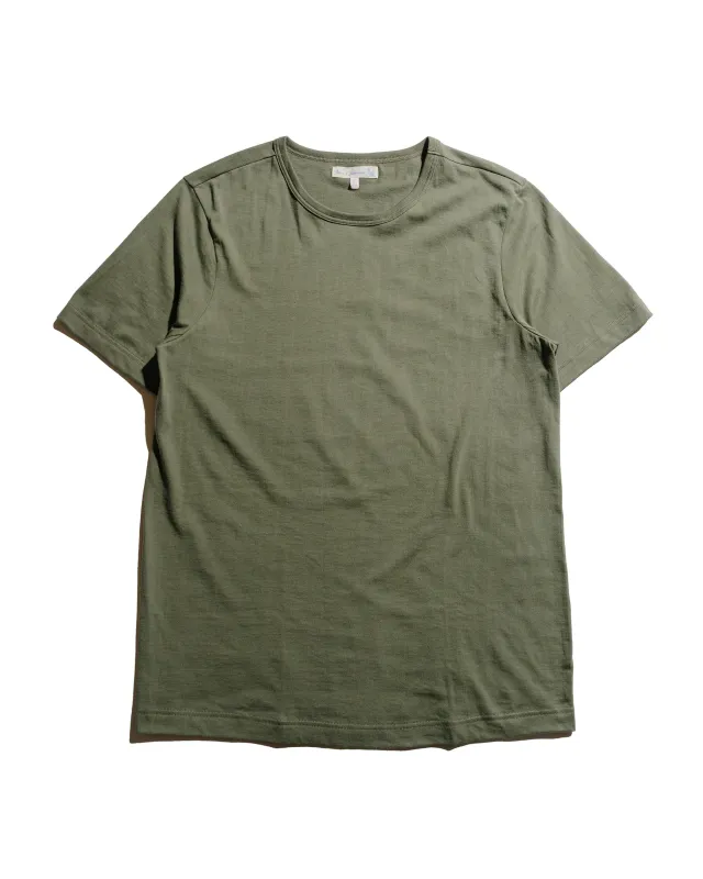 Merz B. Schwanen 1950s Loopwheeled T-Shirt Army sold by Lost & Found