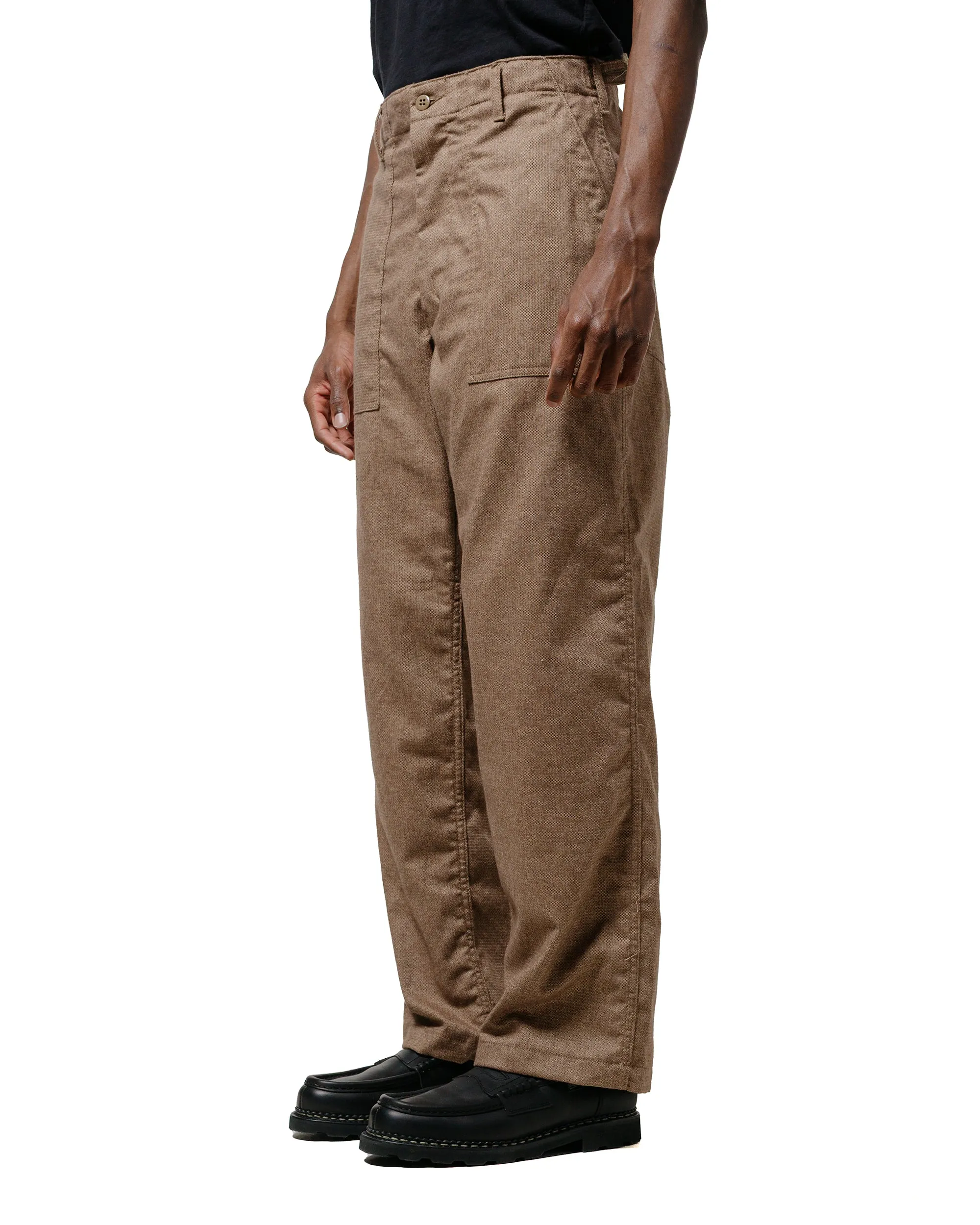 Engineered Garments Workaday Fatigue Pant Brown CP Homespun sold by Lost & Found product image thumbnail 2