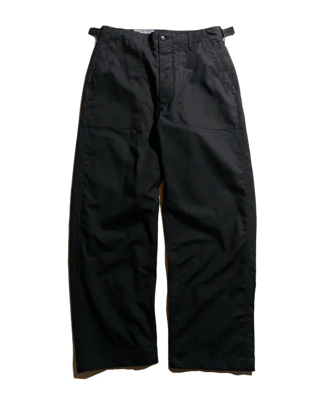 Engineered Garments Workaday Fatigue Pant Black Cotton Ripstop made by Lost & Found