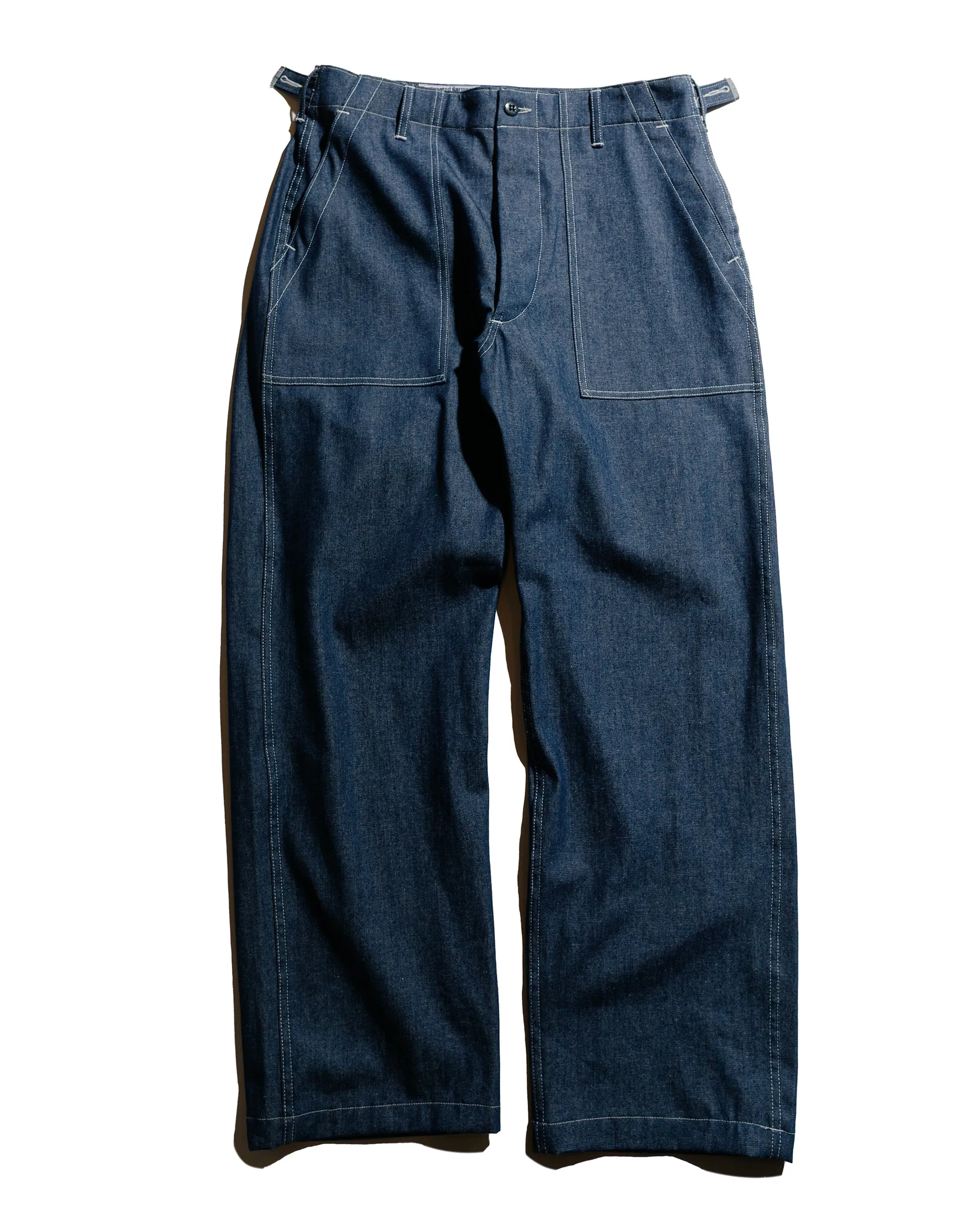Engineered Garments Workaday Fatigue Pant Indigo Industrial 8oz Denim sold by Lost & Found