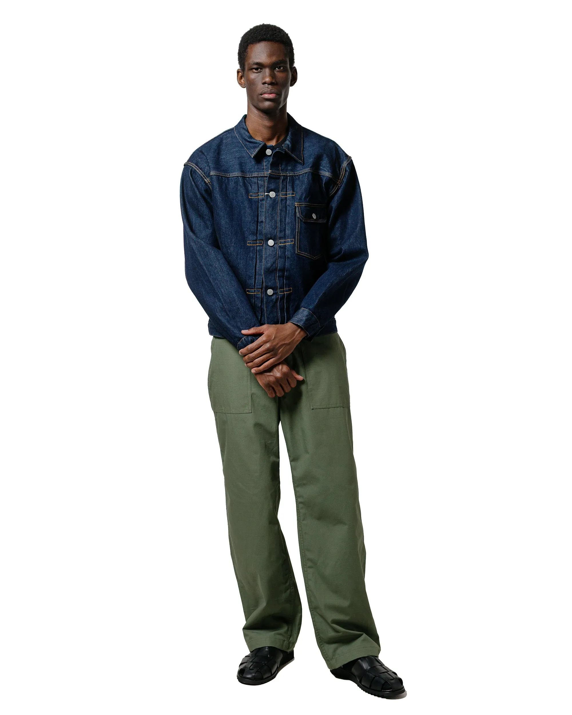 Engineered Garments Workaday Fatigue Pant Olive Cotton Ripstop sold by Lost & Found product image thumbnail 4