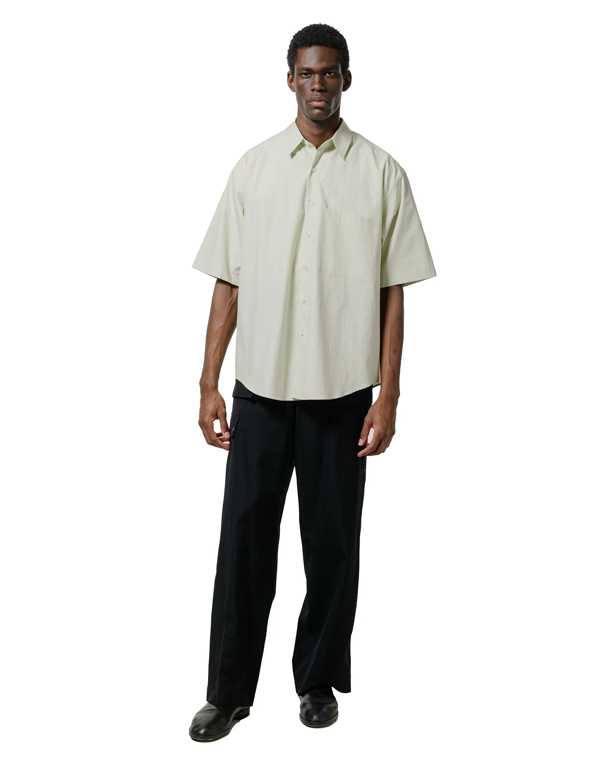 Auralee Wool Herringbone Cargo Pants Black sold by Lost & Found product image thumbnail 4