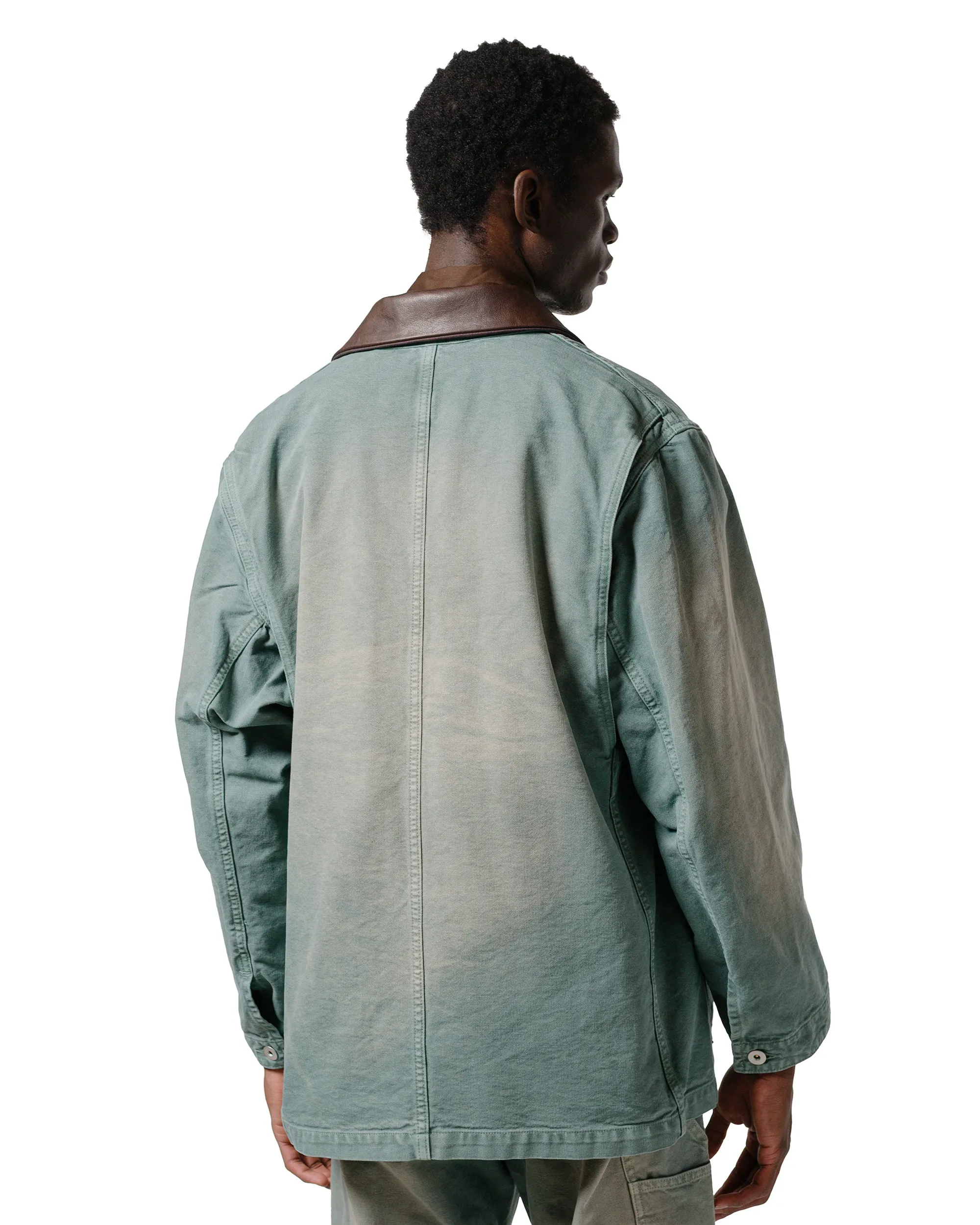 Auralee Organic Cotton Duck Blouson Ash Green sold by Lost & Found product image thumbnail 3