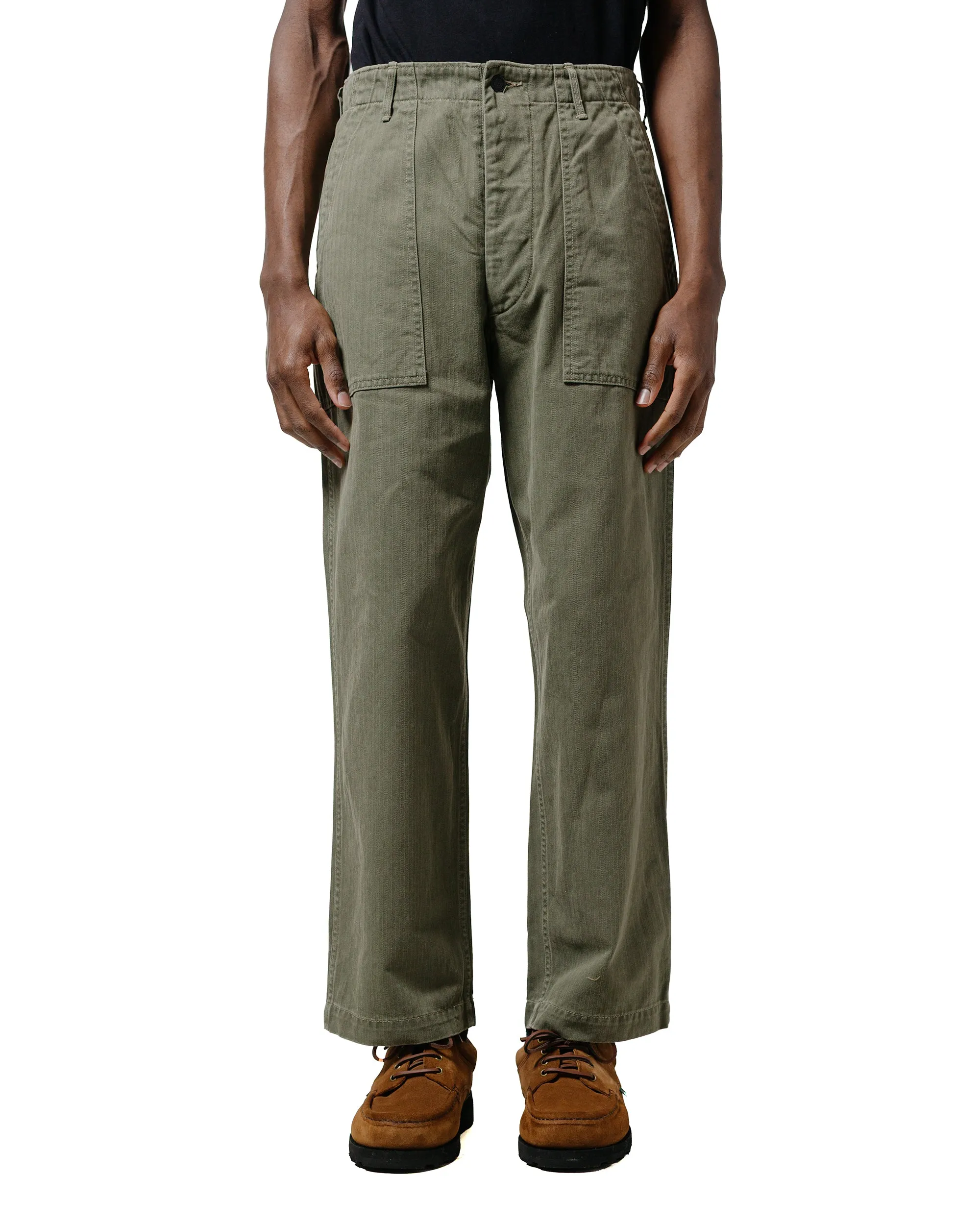 The Corona Utility FP001-01 'Utility Slacks' SZ Military H.B.T Light OG w/ Bio-Wash sold by Lost & Found product image thumbnail 2