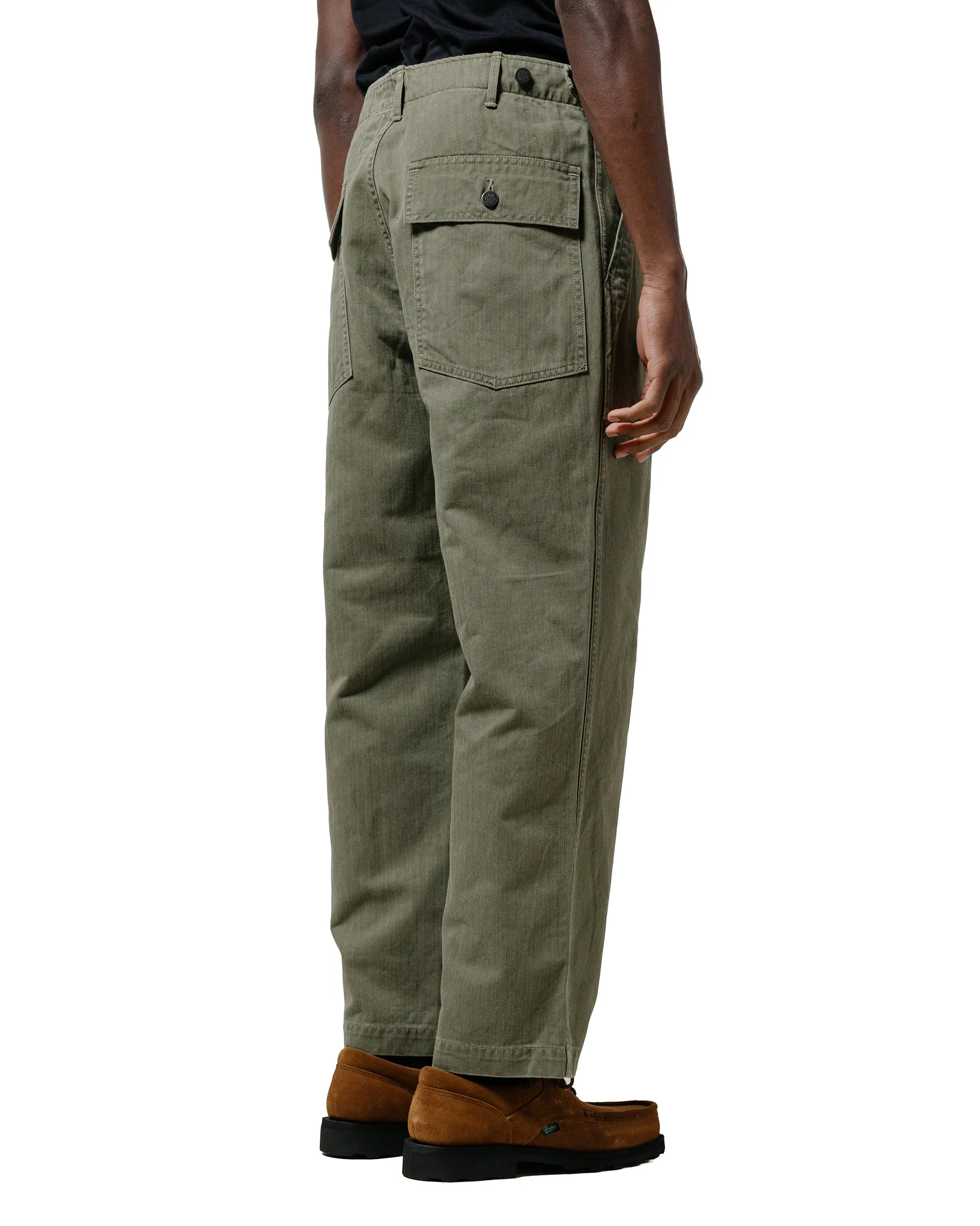 The Corona Utility FP001-01 'Utility Slacks' SZ Military H.B.T Light OG w/ Bio-Wash sold by Lost & Found product image thumbnail 3