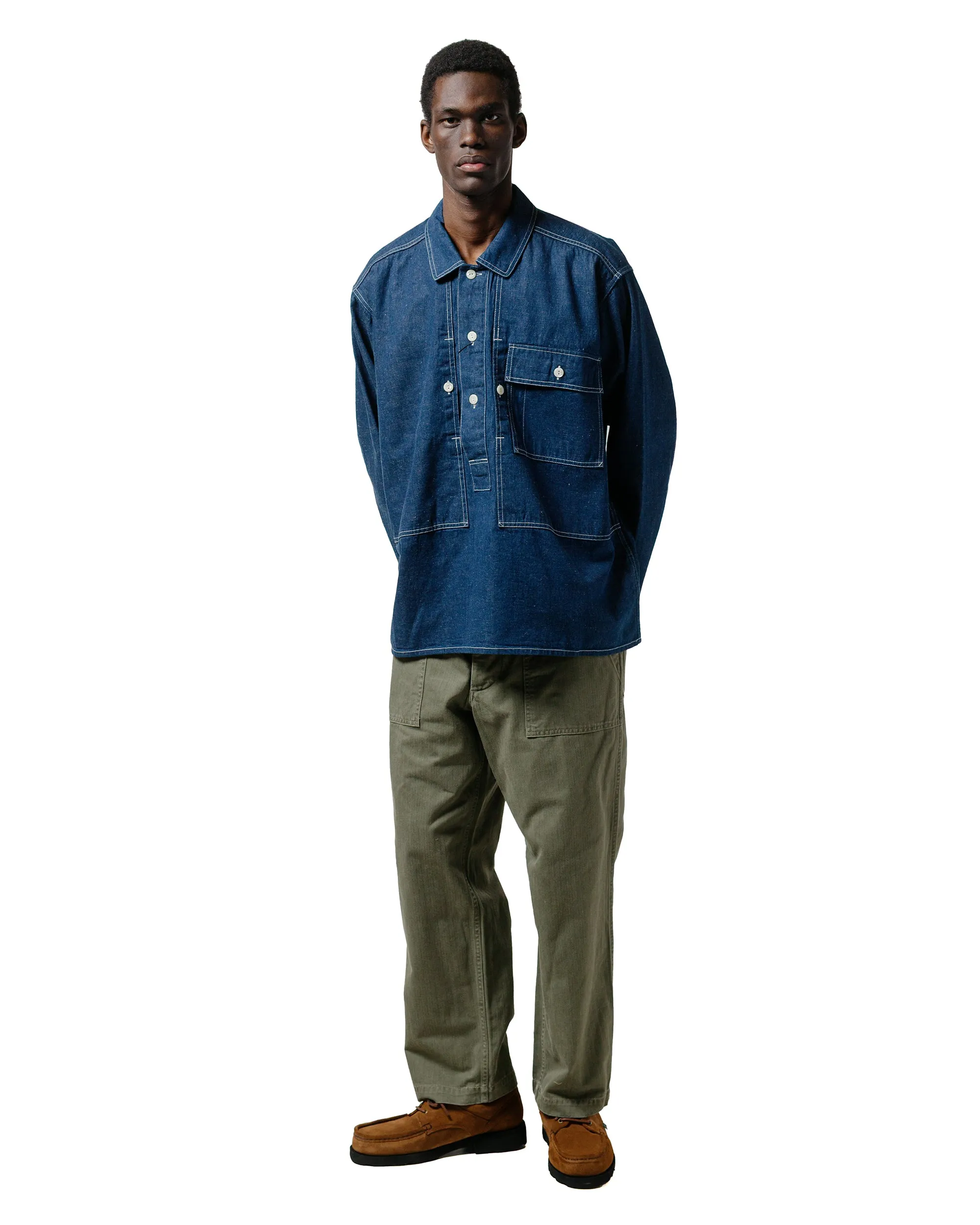 The Corona Utility FP001-01 'Utility Slacks' SZ Military H.B.T Light OG w/ Bio-Wash sold by Lost & Found product image thumbnail 4