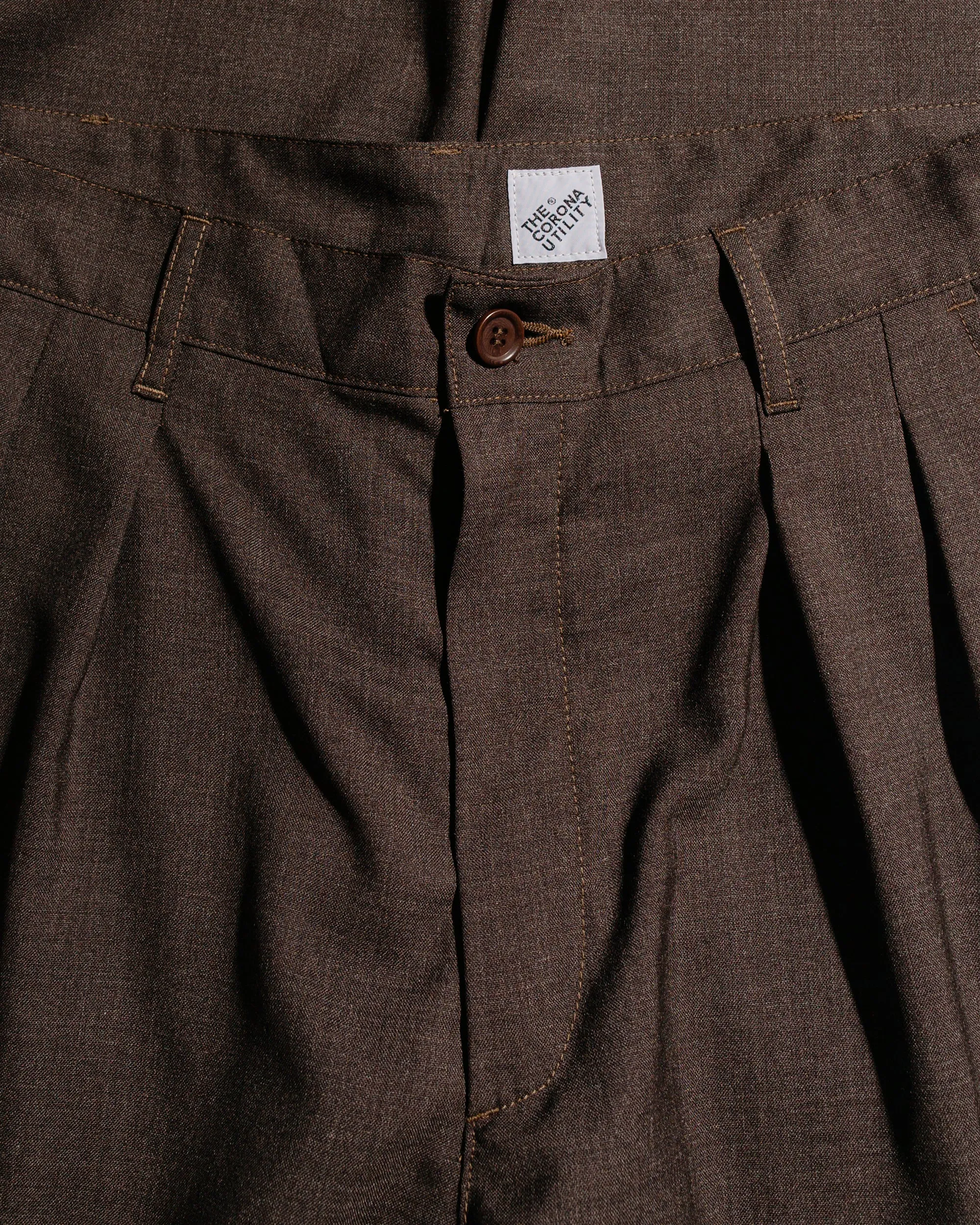 The Corona Utility CP026 2T Desert Slacks Wool Tropical Cloth Top Brown sold by Lost & Found product image thumbnail 5