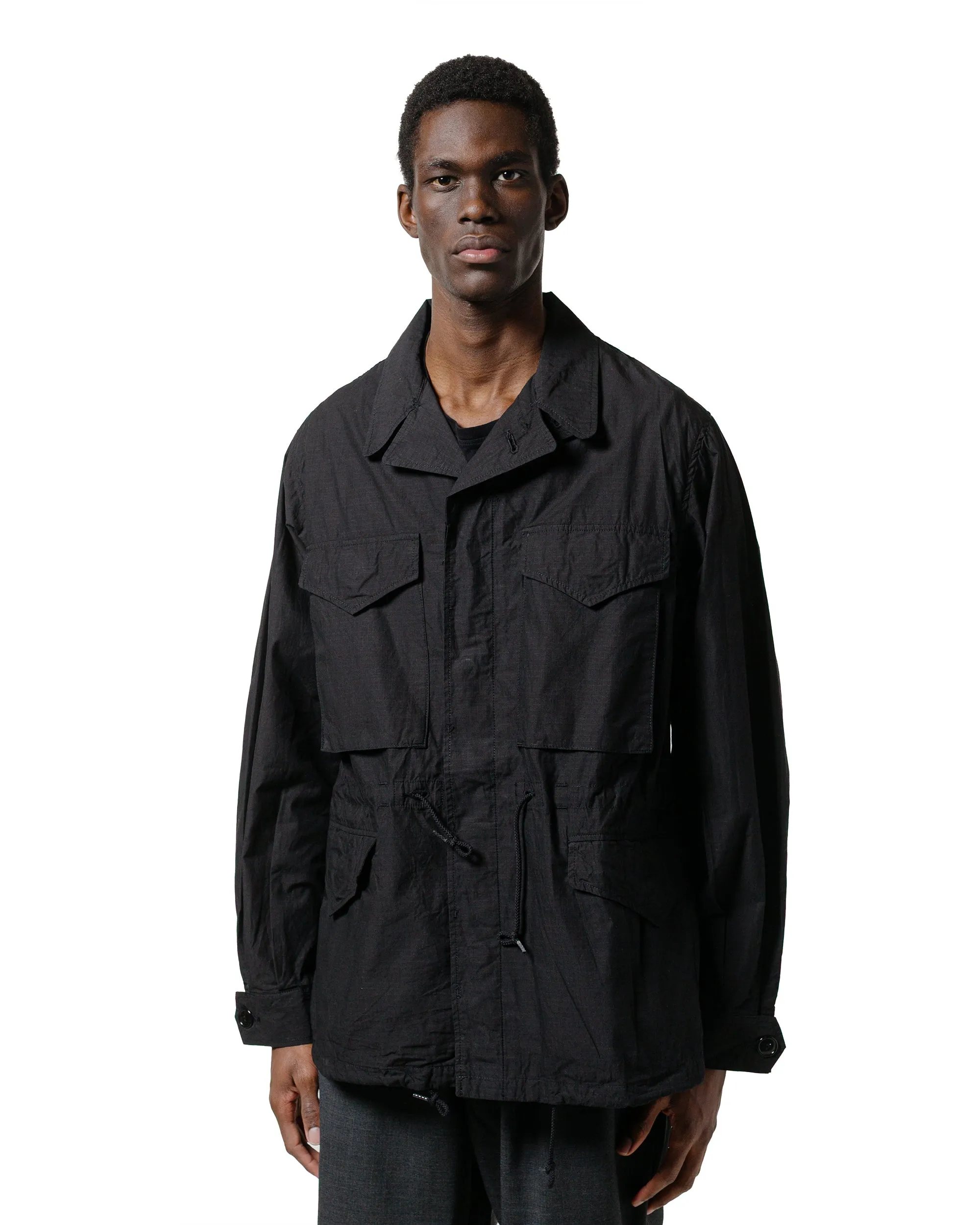 The Corona Utility CJ073 Corona M-43 Field Jacket Cotton Ripstop Light Black sold by Lost & Found product image thumbnail 2