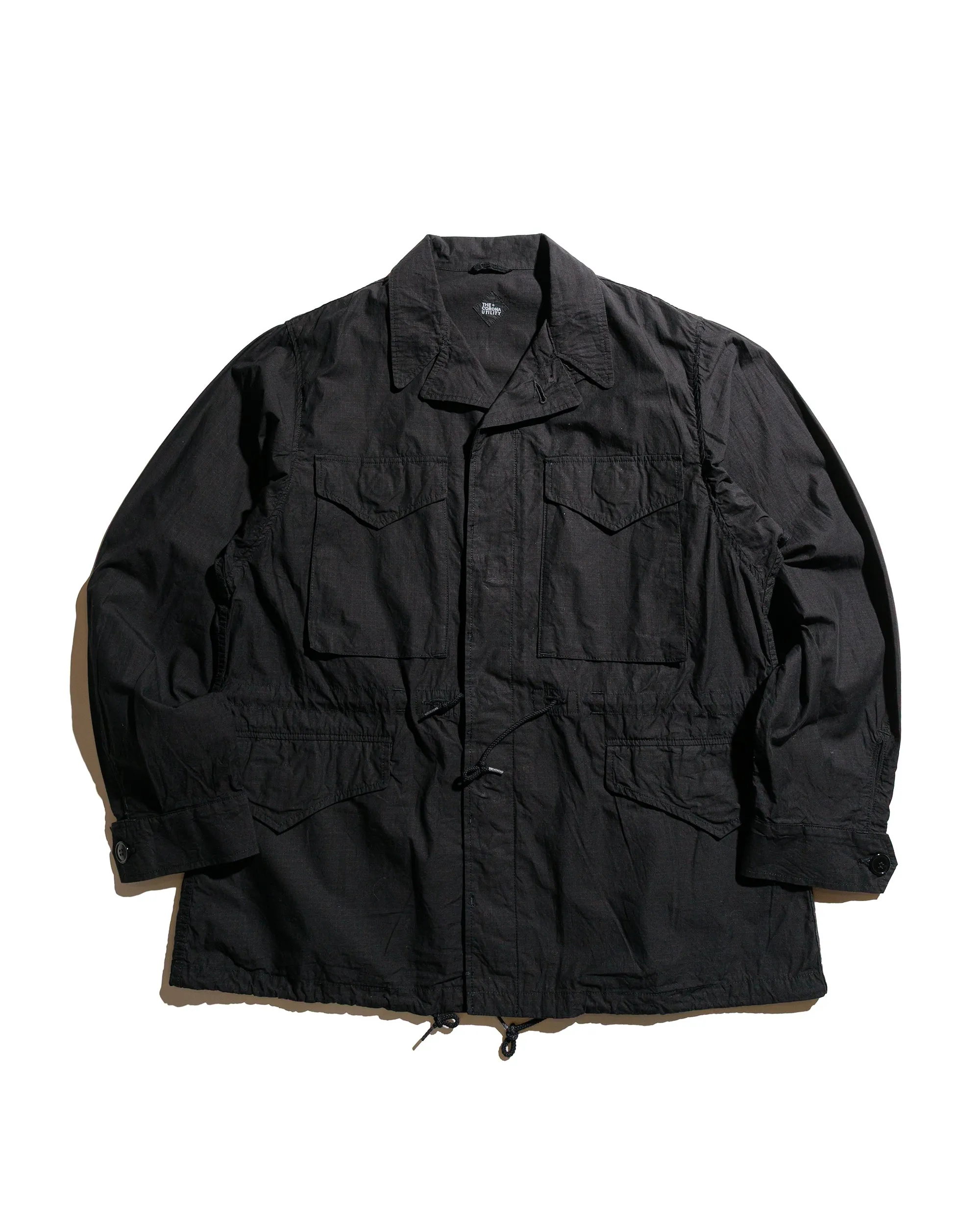 The Corona Utility CJ073 Corona M-43 Field Jacket Cotton Ripstop Light Black sold by Lost & Found
