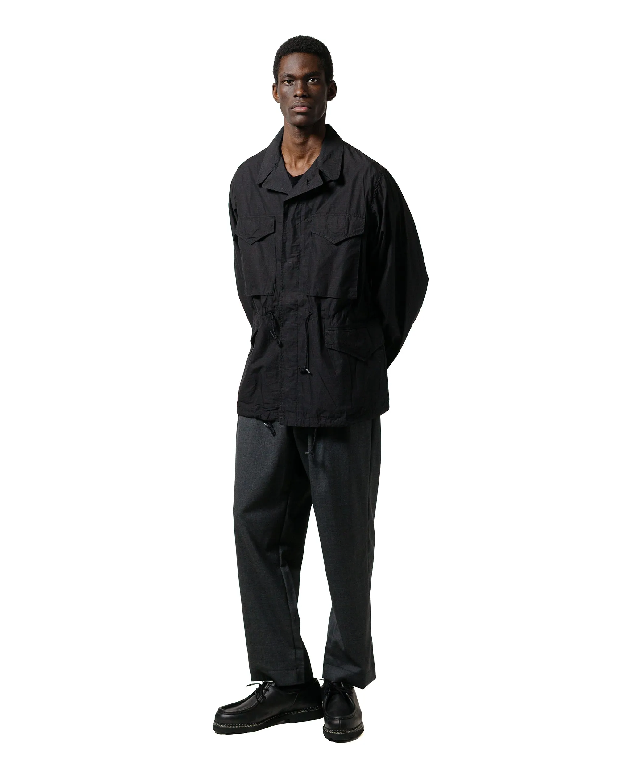 The Corona Utility CJ073 Corona M-43 Field Jacket Cotton Ripstop Light Black sold by Lost & Found product image thumbnail 4