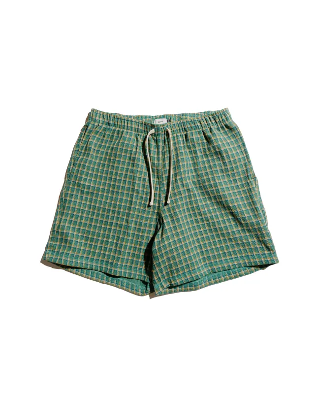 Bather Garden Check Tour Short sold by Lost & Found