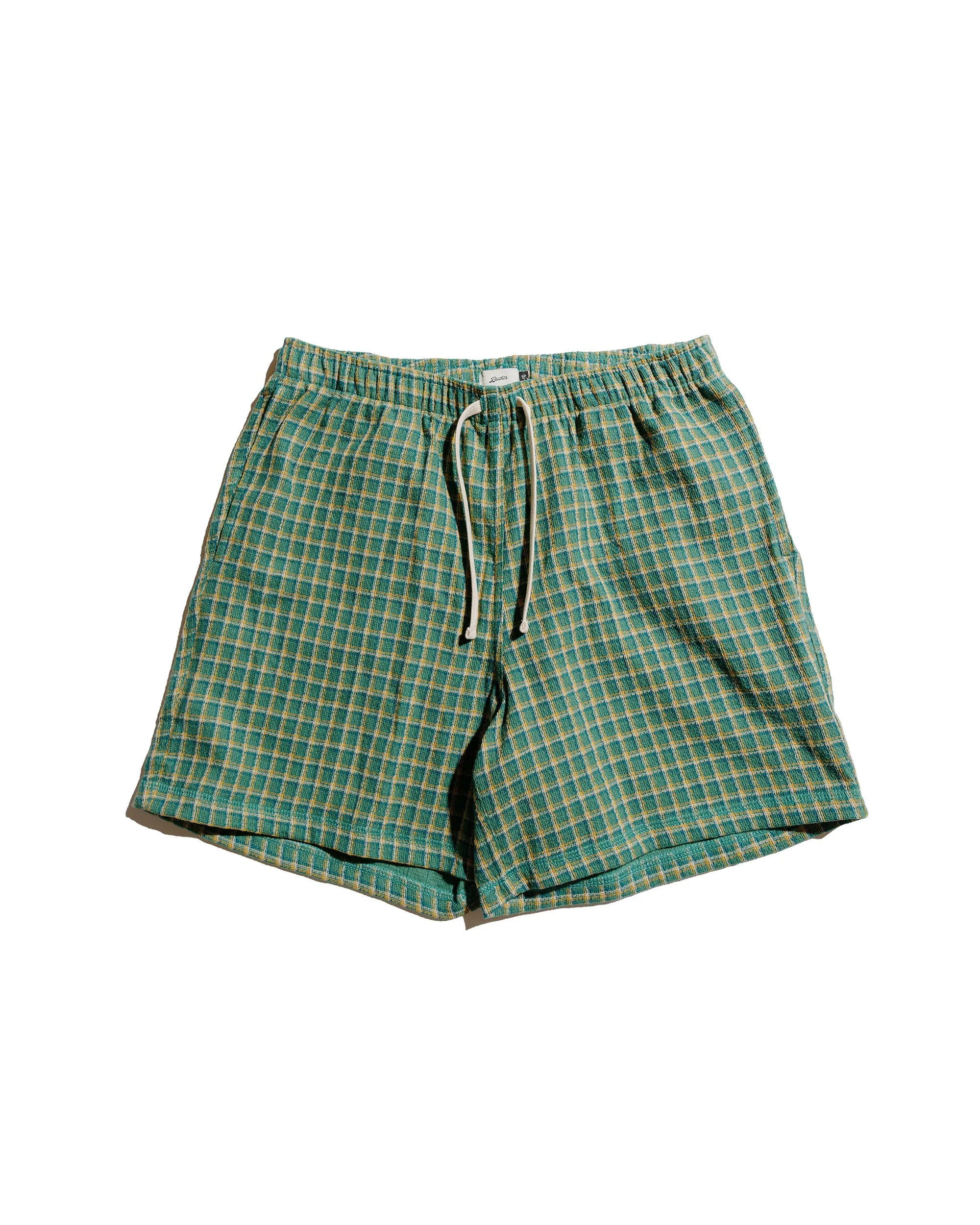 Bather Garden Check Tour Short sold by Lost & Found