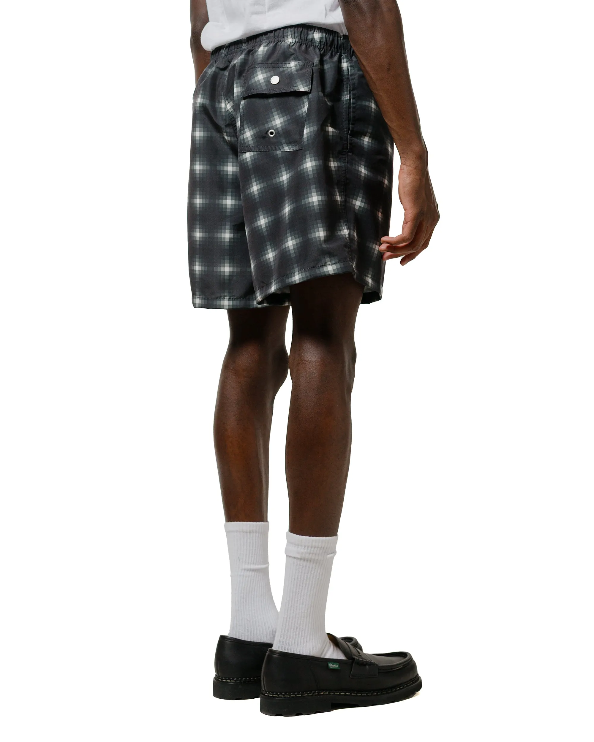 Bather Onyx Digi Plaid Swim Trunk sold by Lost & Found product image thumbnail 3