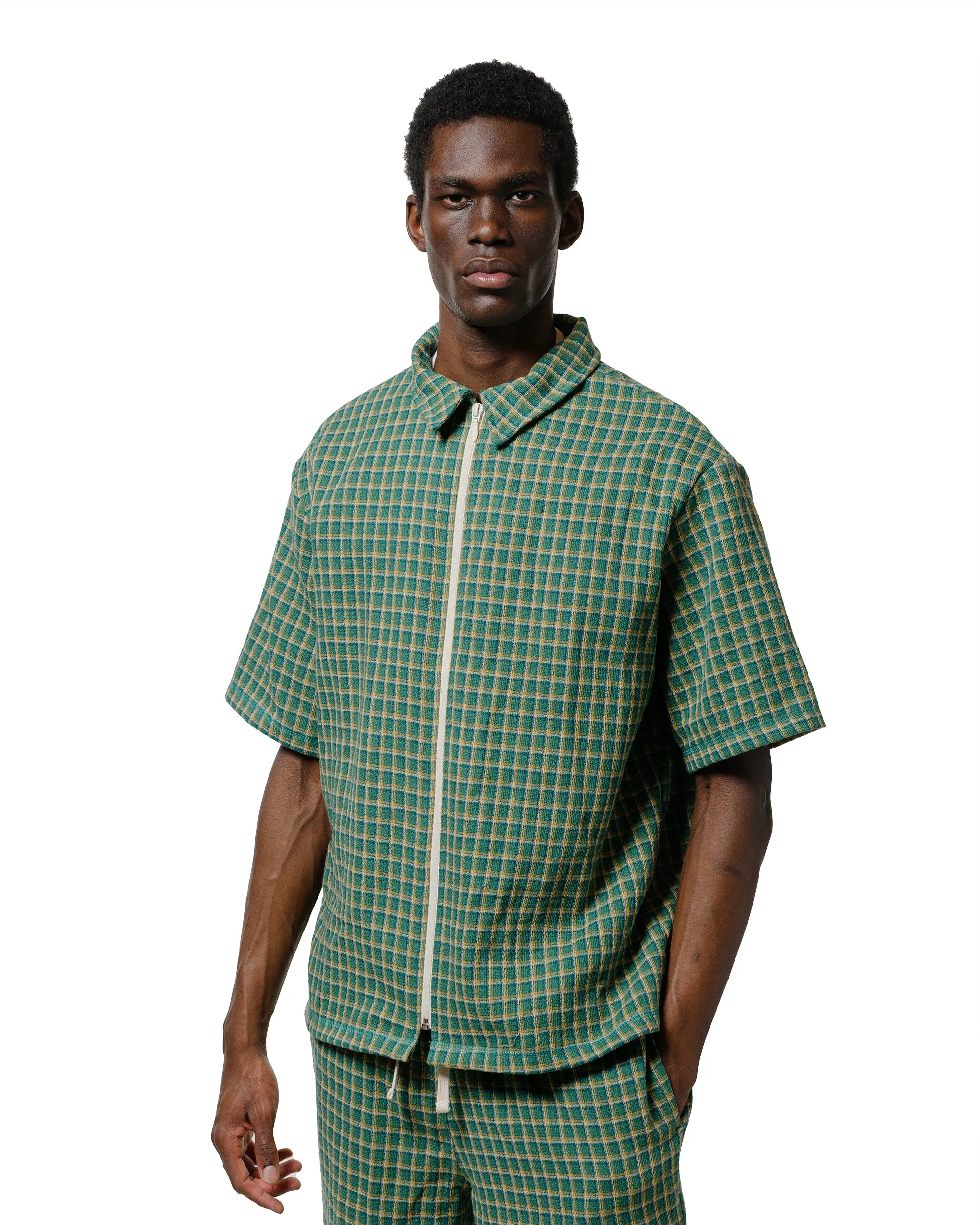Bather Garden Check Tour Shirt sold by Lost & Found product image thumbnail 2