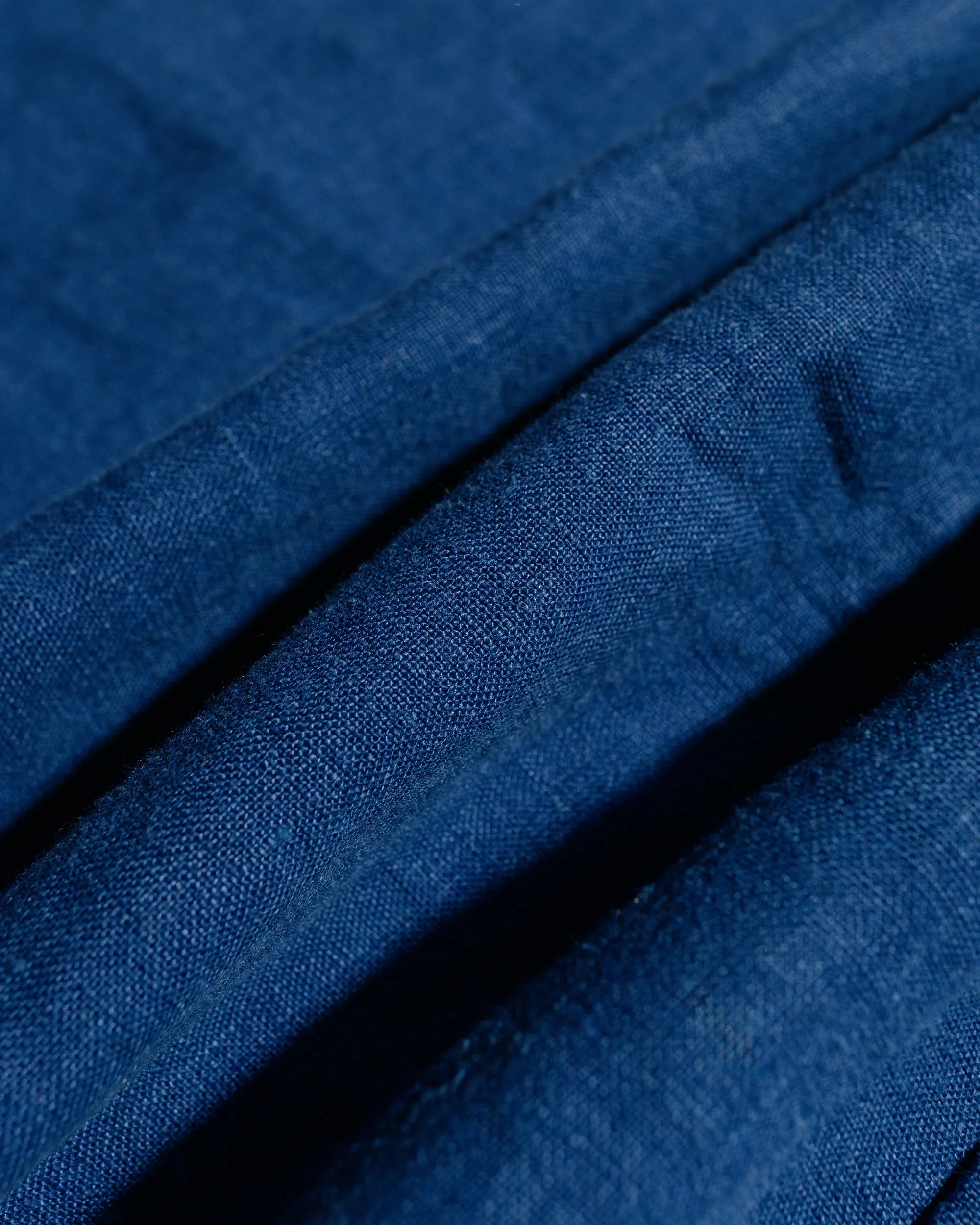 Bather Navy Linen Camp Shirt sold by Lost & Found product image thumbnail 4