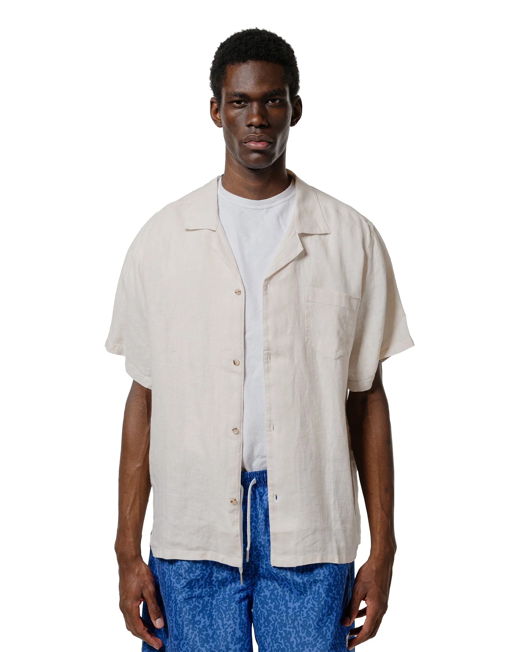 Bather Pearl Linen Camp Shirt sold by Lost & Found product image thumbnail 2