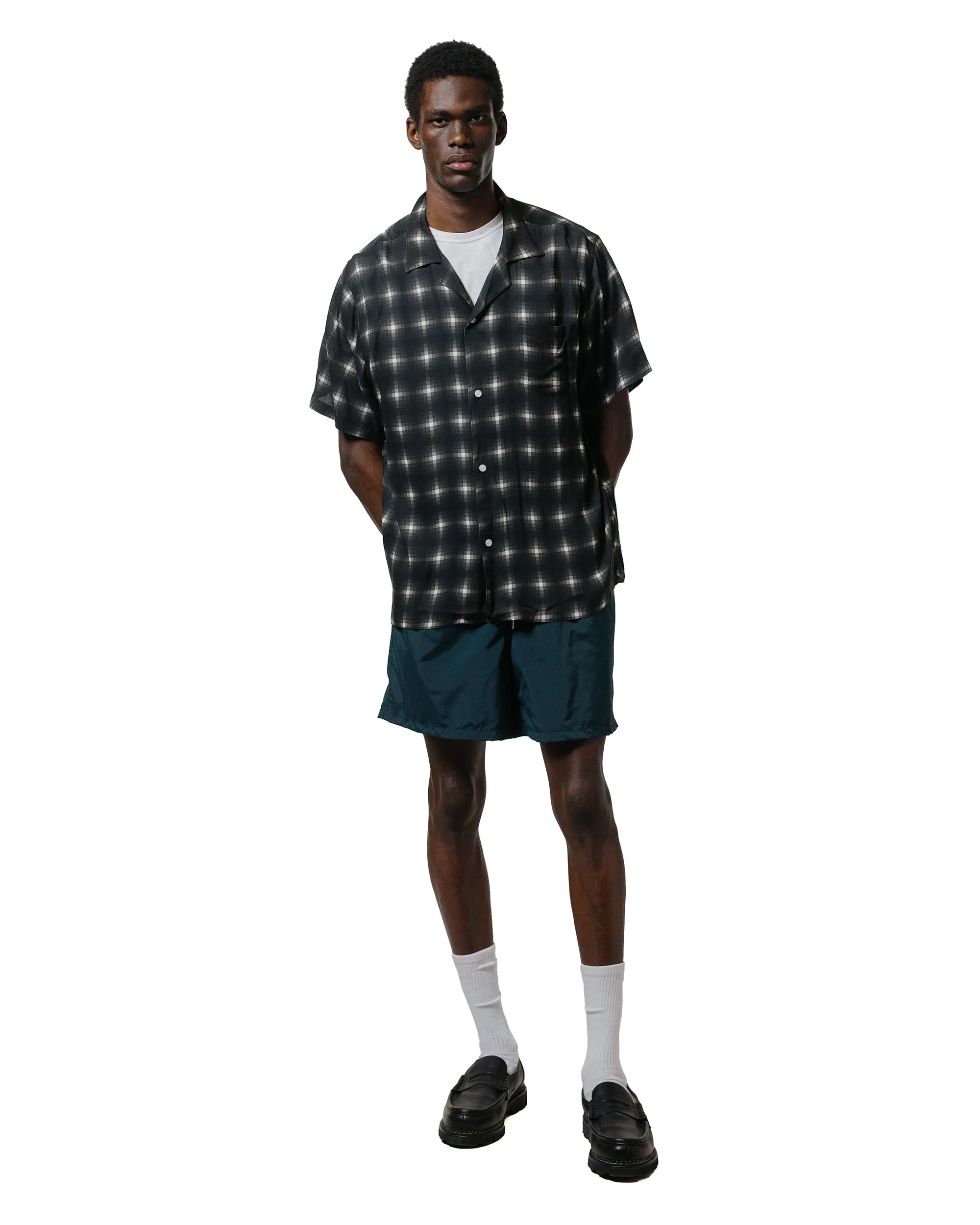Bather Onyx Digi Plaid Camp Shirt sold by Lost & Found product image thumbnail 4