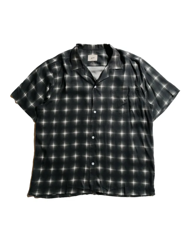 Bather Onyx Digi Plaid Camp Shirt sold by Lost & Found