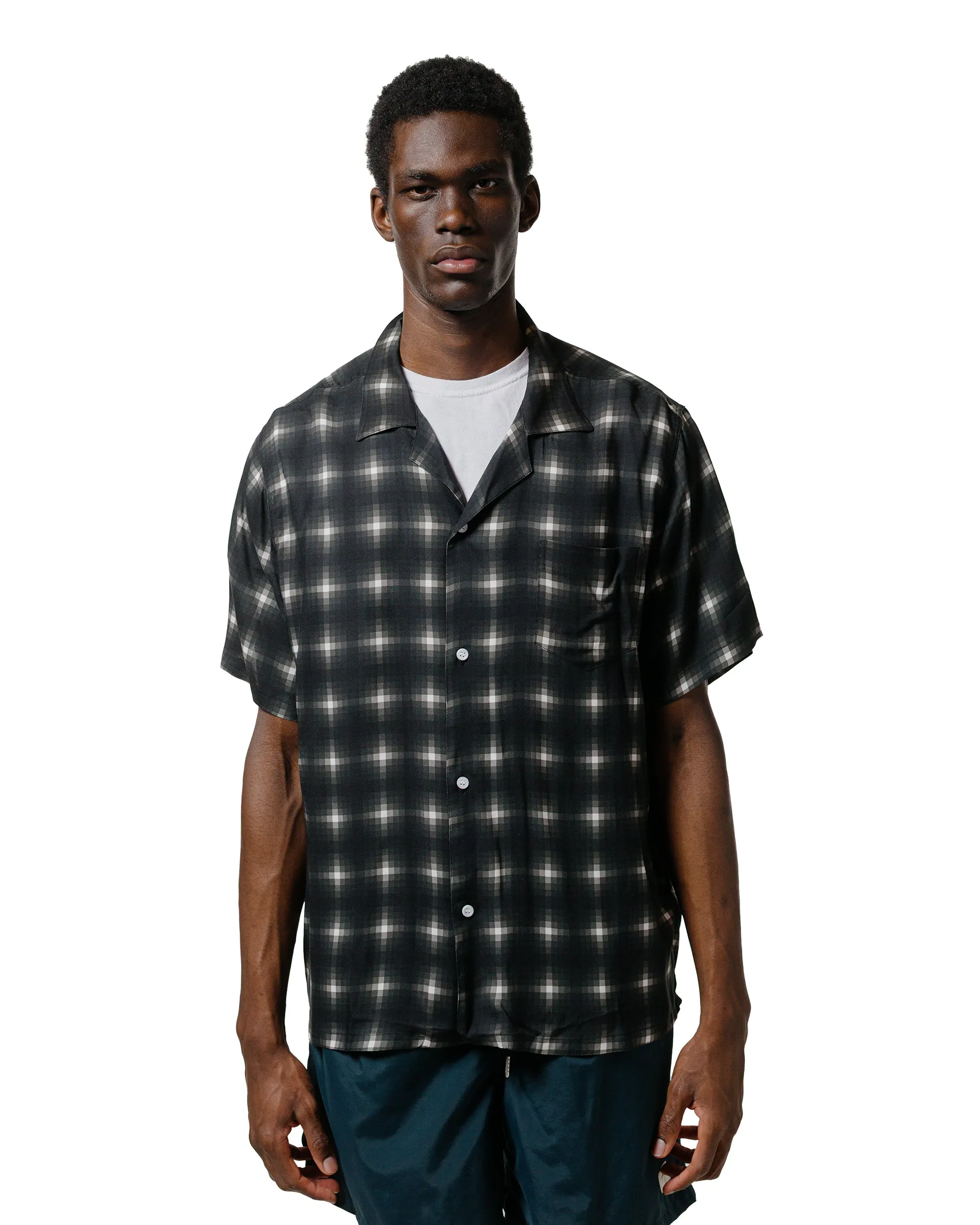 Bather Onyx Digi Plaid Camp Shirt sold by Lost & Found product image thumbnail 2