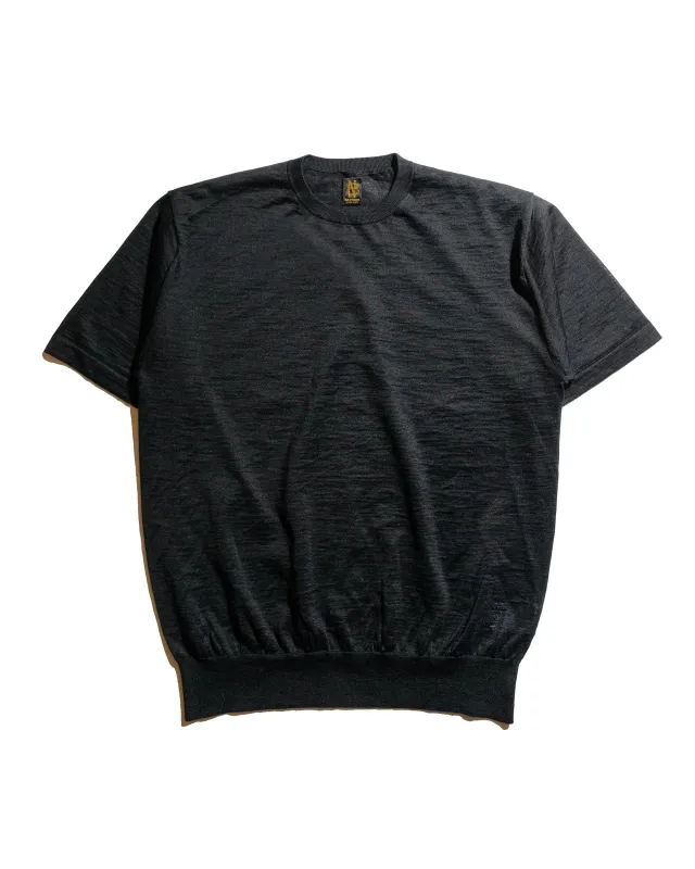 Batoner Choma Crew Neck S/S Black sold by Lost & Found
