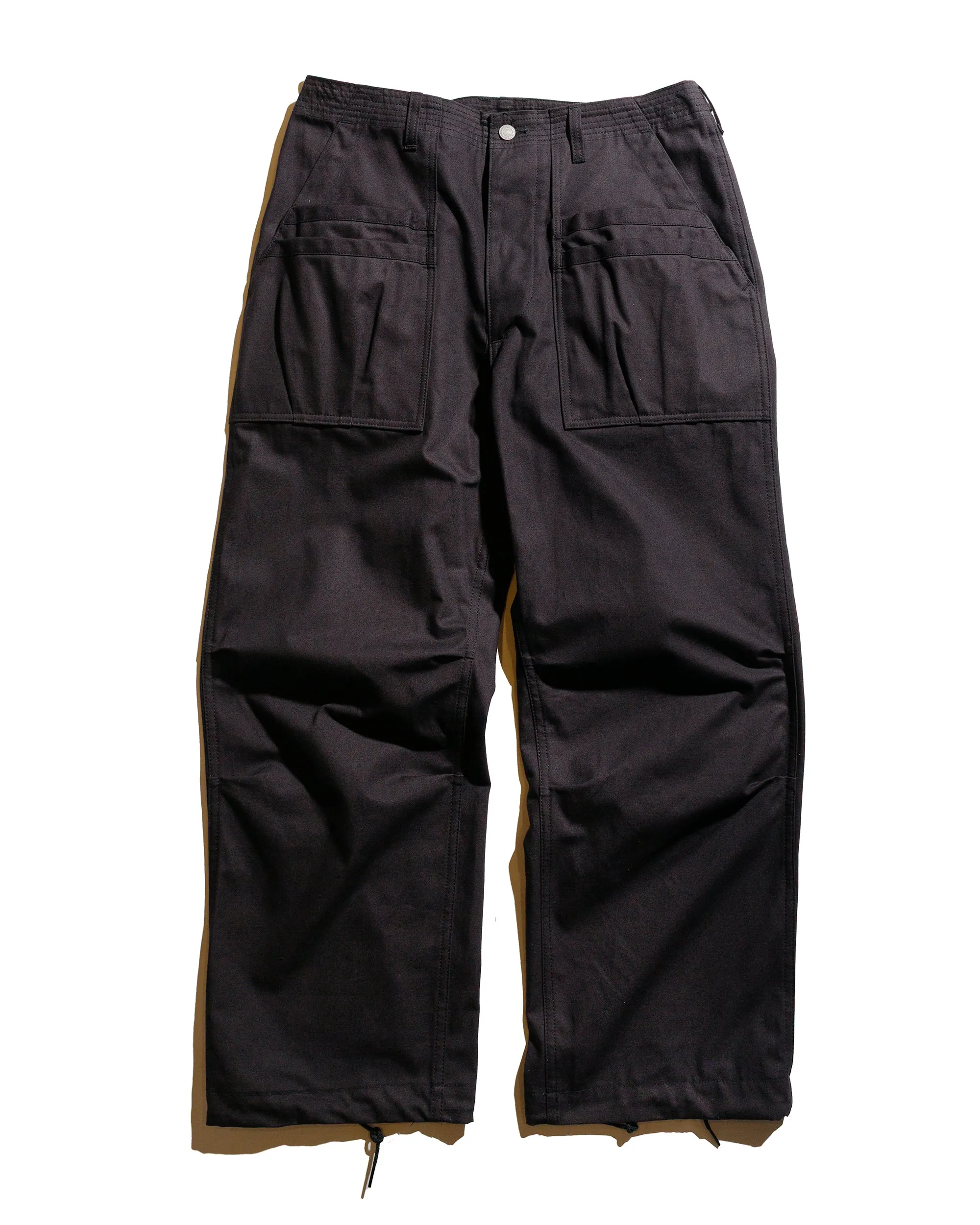 Sassafras Overgrown Fatigue Pants Military Poplin Black sold by Lost & Found