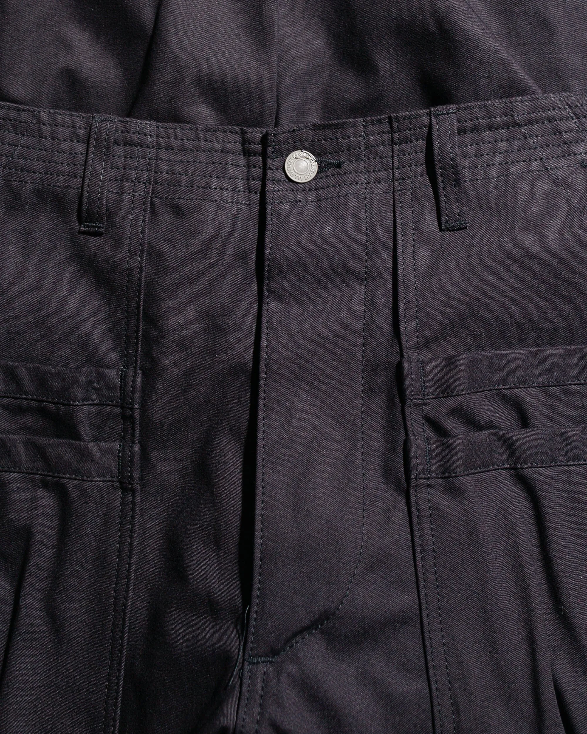 Sassafras Overgrown Fatigue Pants Military Poplin Black sold by Lost & Found product image thumbnail 5