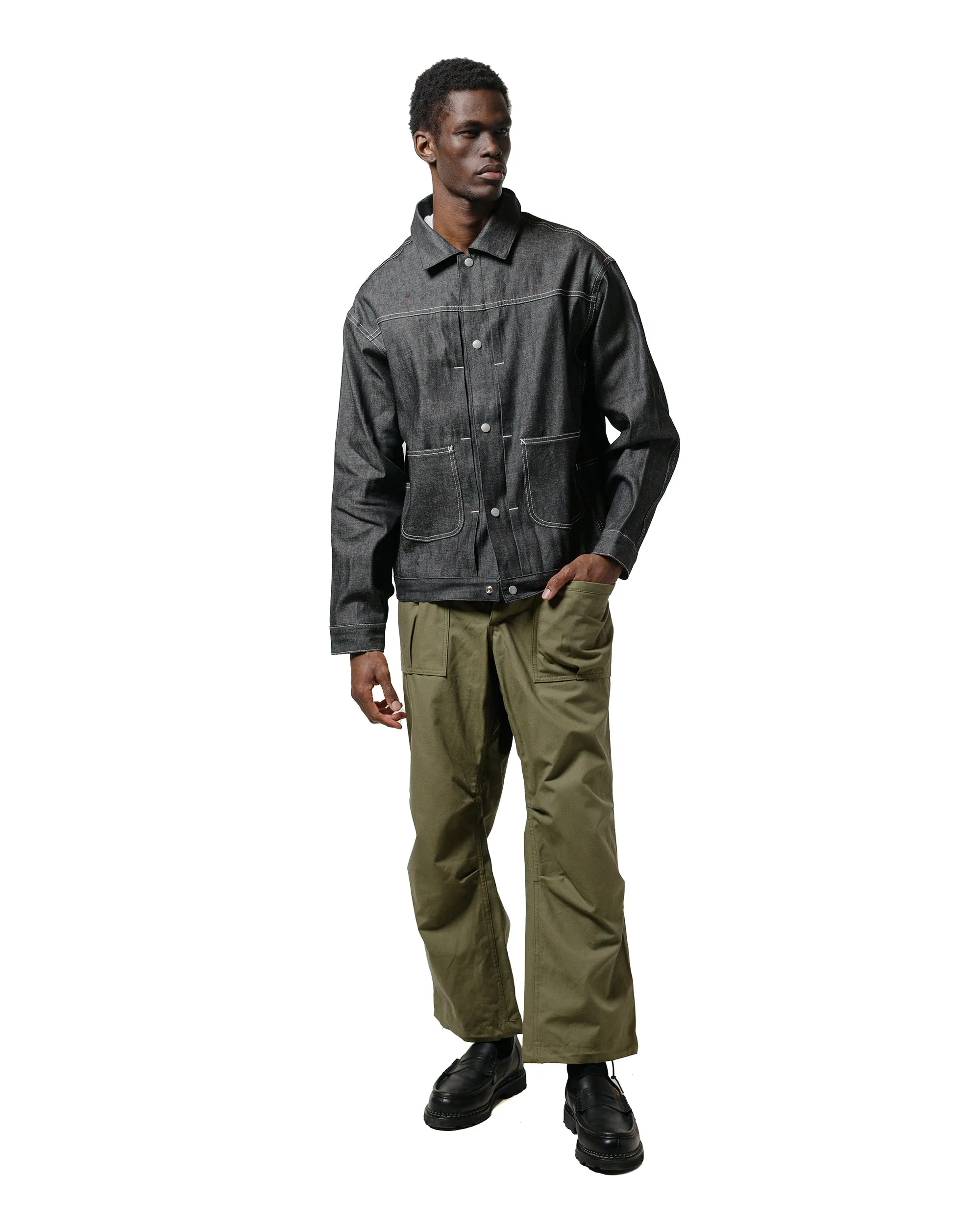 Sassafras Overgrown Fatigue Pants Military Poplin Olive sold by Lost & Found product image thumbnail 4