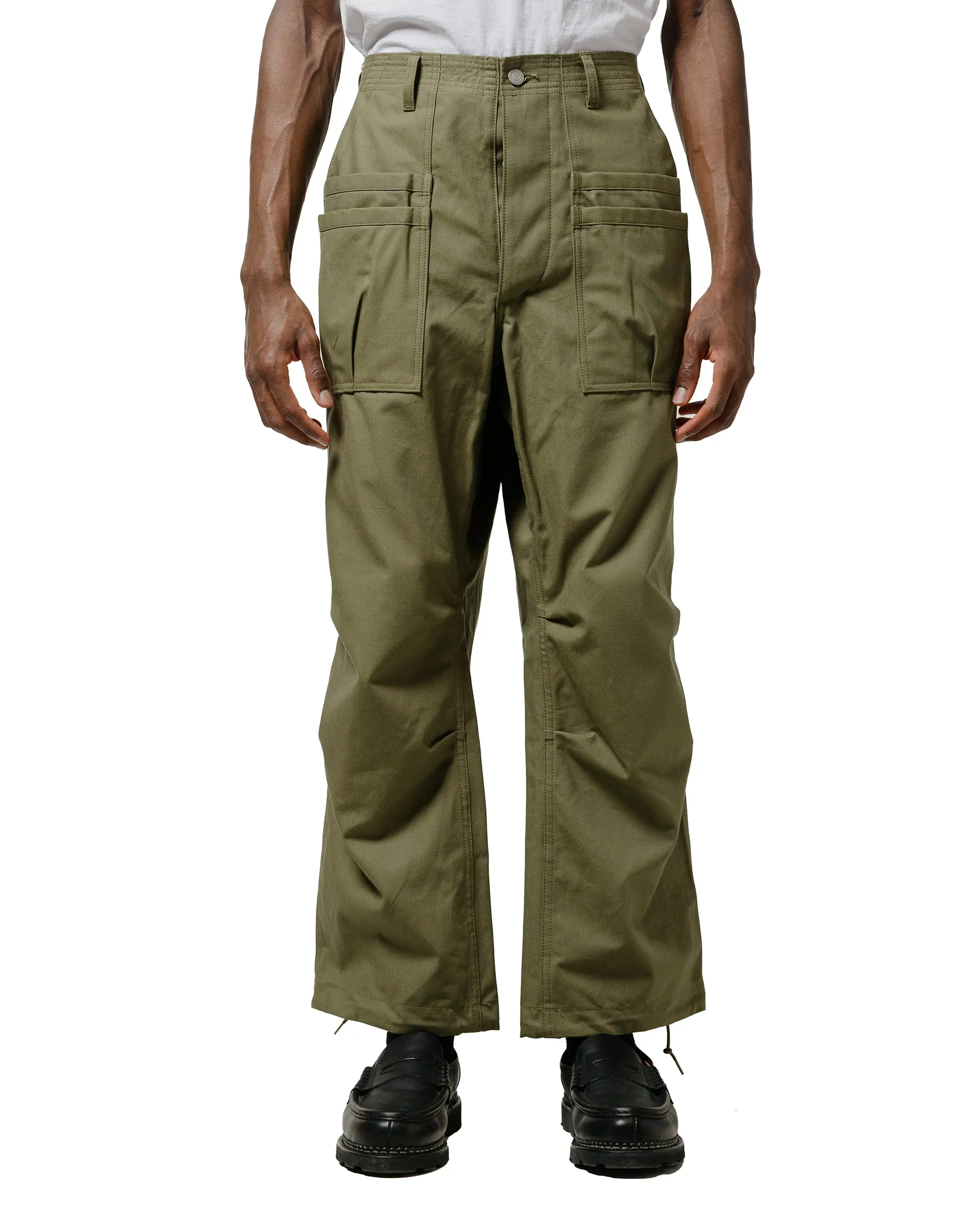 Sassafras Overgrown Fatigue Pants Military Poplin Olive sold by Lost & Found product image thumbnail 2