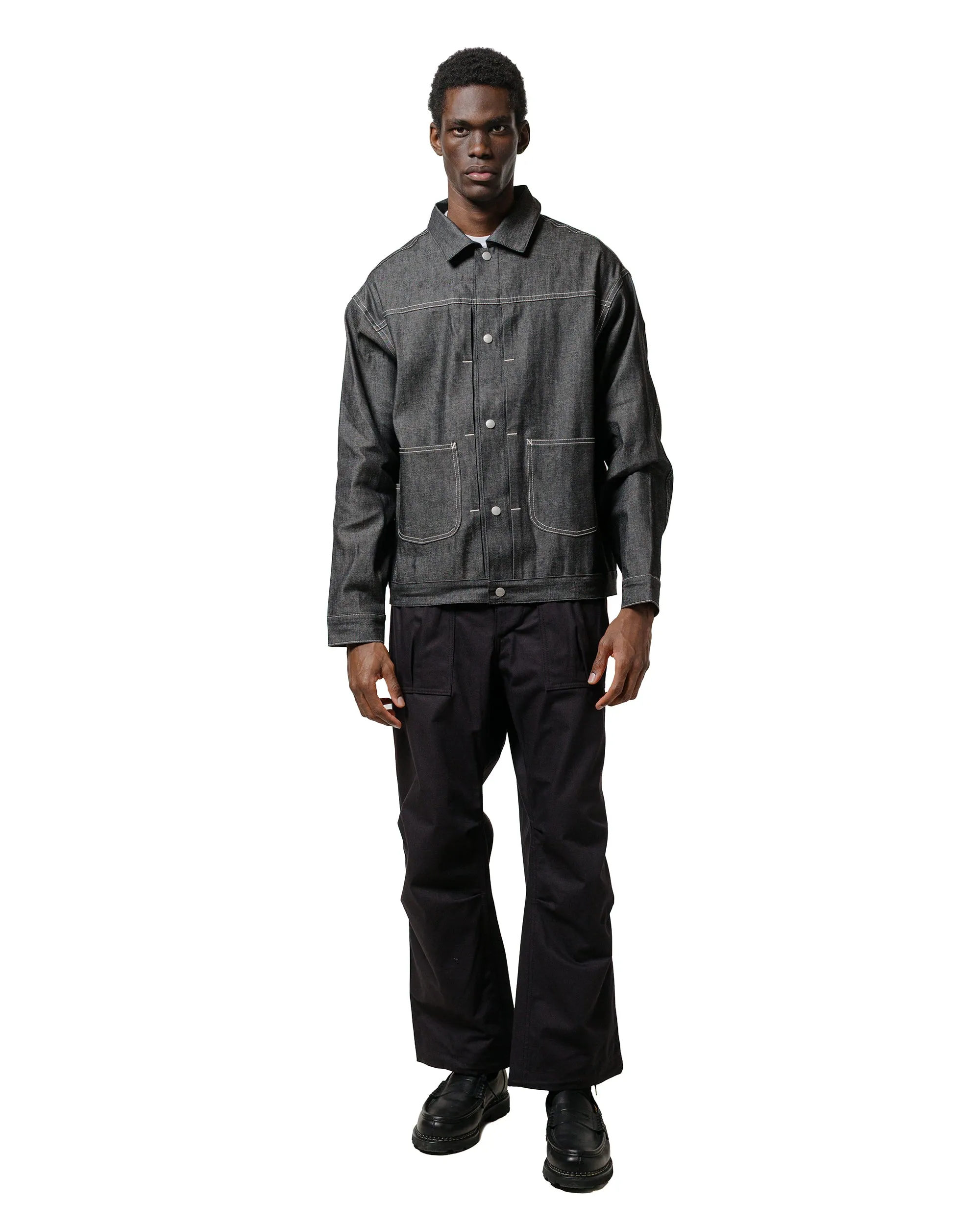 Sassafras Gardeners Jacket 8oz Military Denim Black sold by Lost & Found product image thumbnail 5