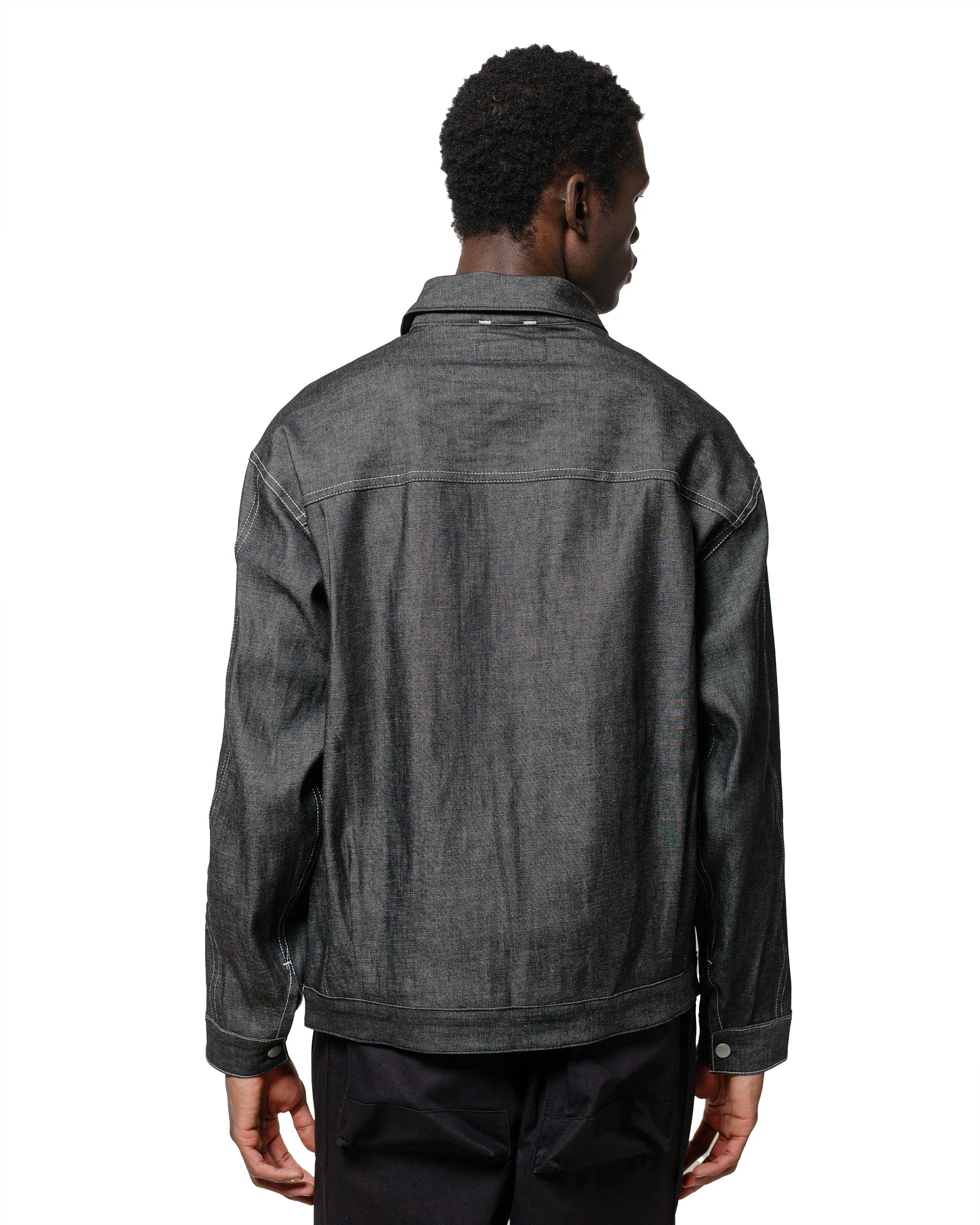Sassafras Gardeners Jacket 8oz Military Denim Black sold by Lost & Found product image thumbnail 3