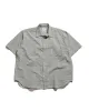 Norse Projects Ole Oversized Check SS Shirt Moss Green sold by Lost & Found
