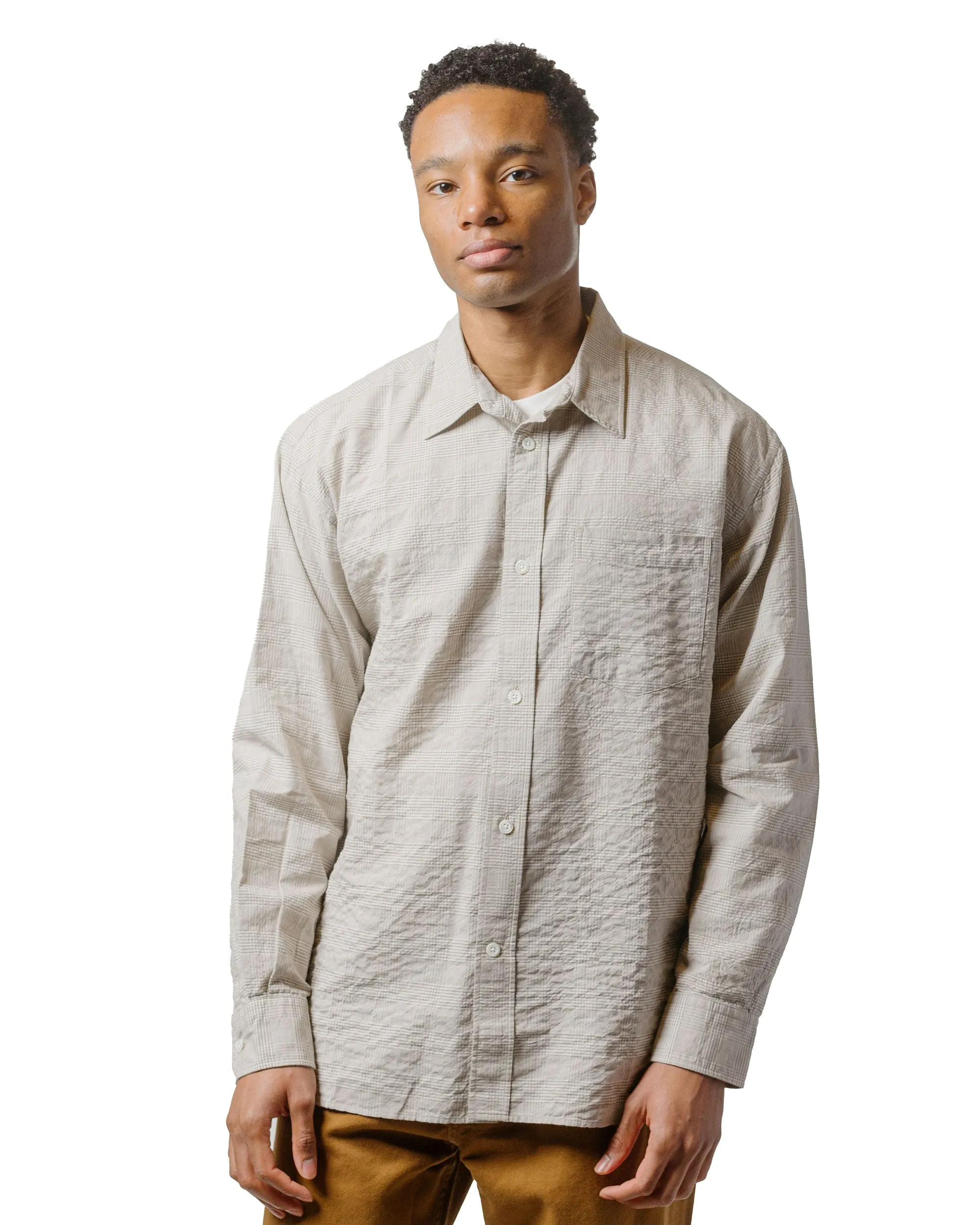 Norse Projects Ole Oversized Check Shirt Heathland Brown sold by Lost & Found product image thumbnail 2